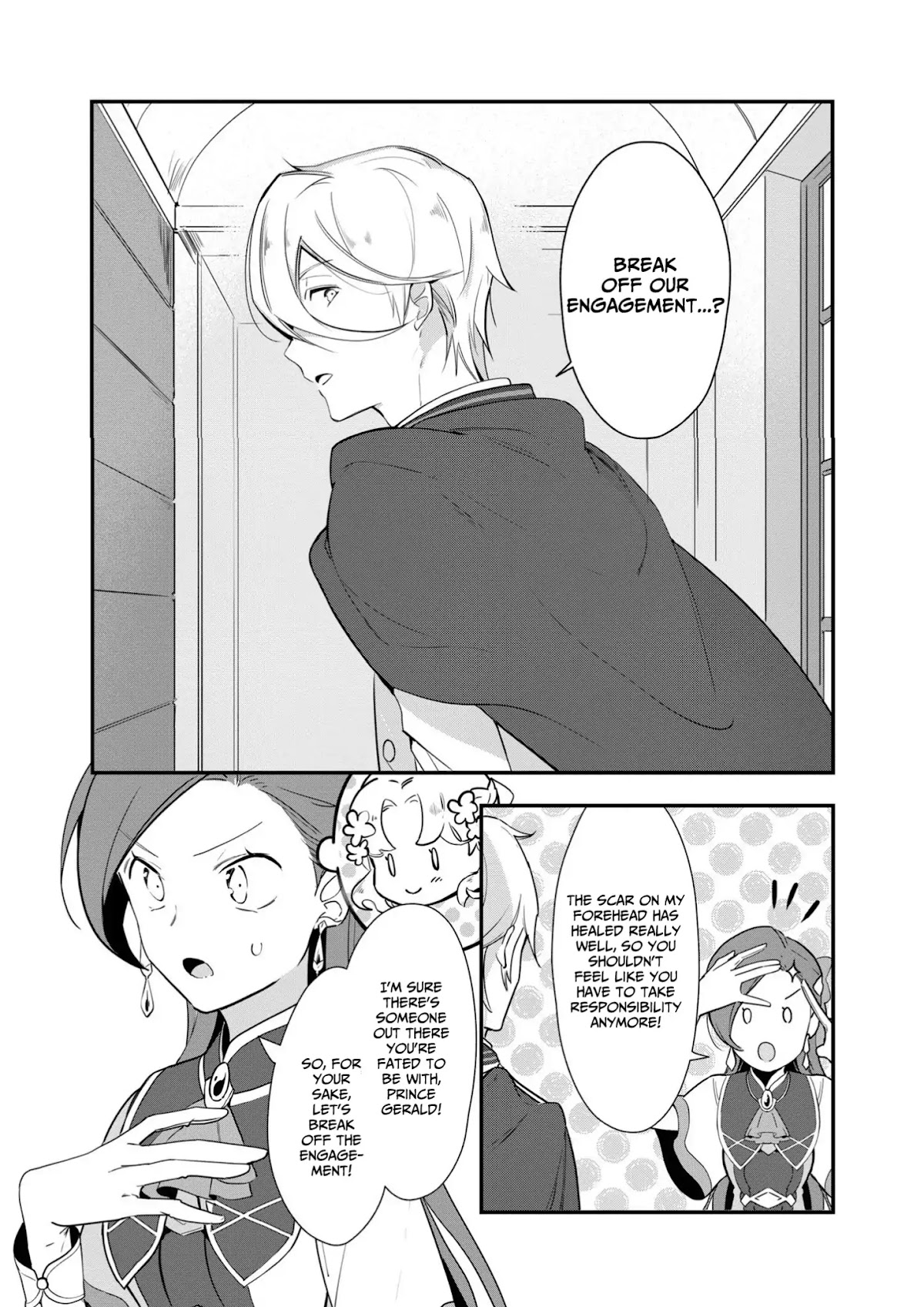 I Reincarnated into an Otome Game as a Villainess With Only Destruction Flags... In a Dire Situation!? Verge of Destruction Arc Chapter 2 page 8 - Chapter 2: Aiming for a Broken Engagement