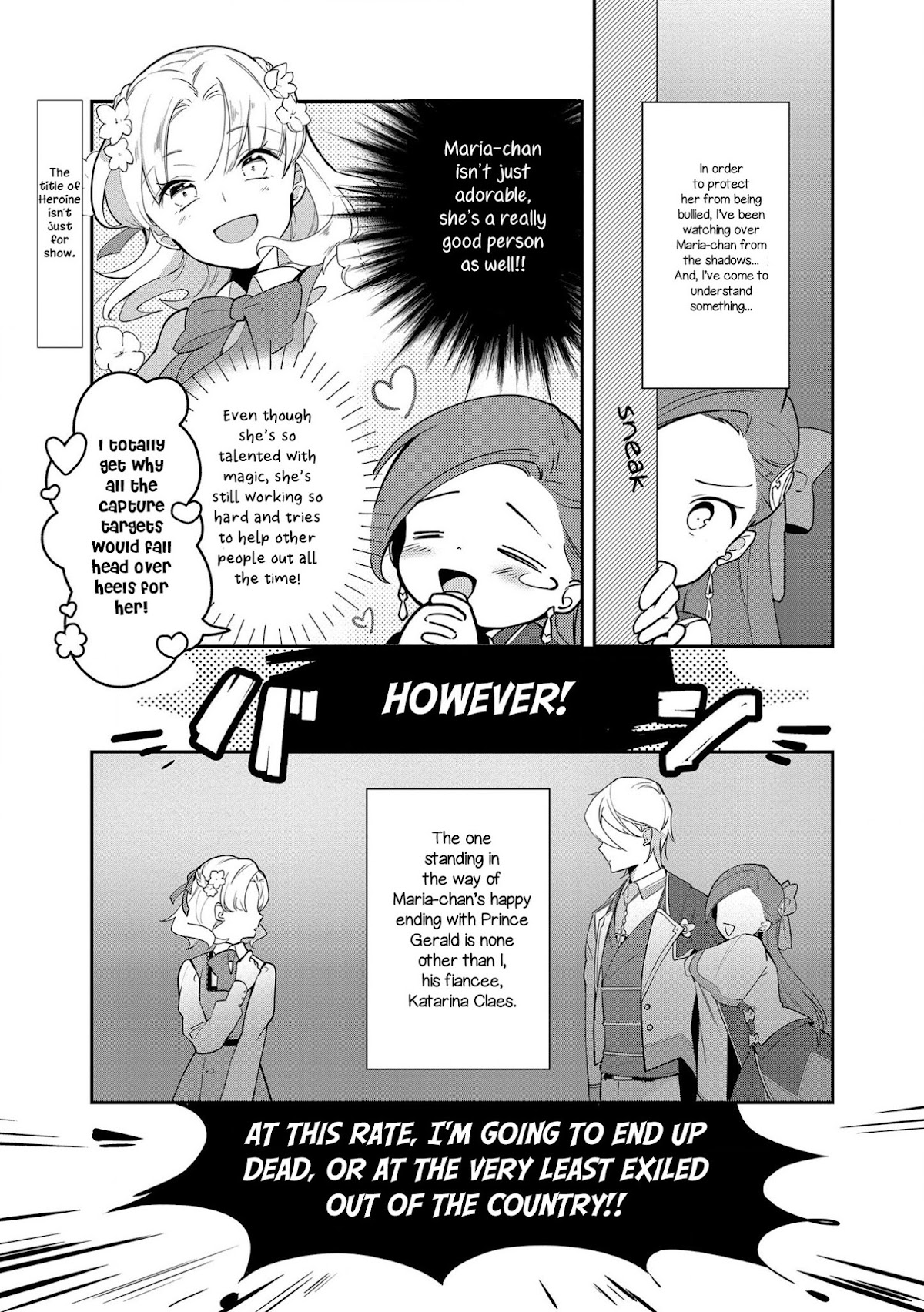 I Reincarnated into an Otome Game as a Villainess With Only Destruction Flags... In a Dire Situation!? Verge of Destruction Arc Chapter 4 page 1 - Chapter 4: Training Magic