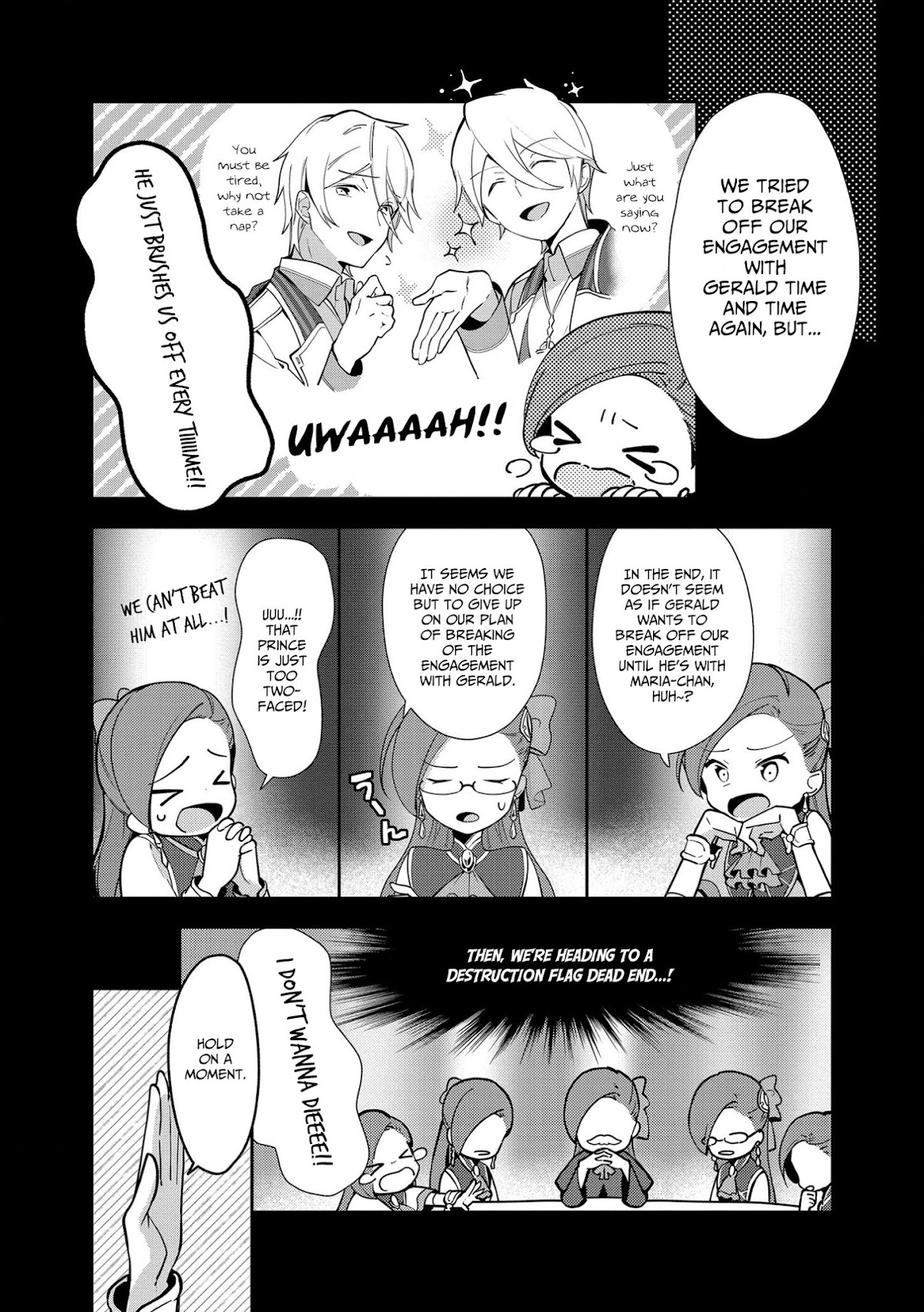 I Reincarnated into an Otome Game as a Villainess With Only Destruction Flags... In a Dire Situation!? Verge of Destruction Arc Chapter 4 page 4 - Chapter 4: Training Magic