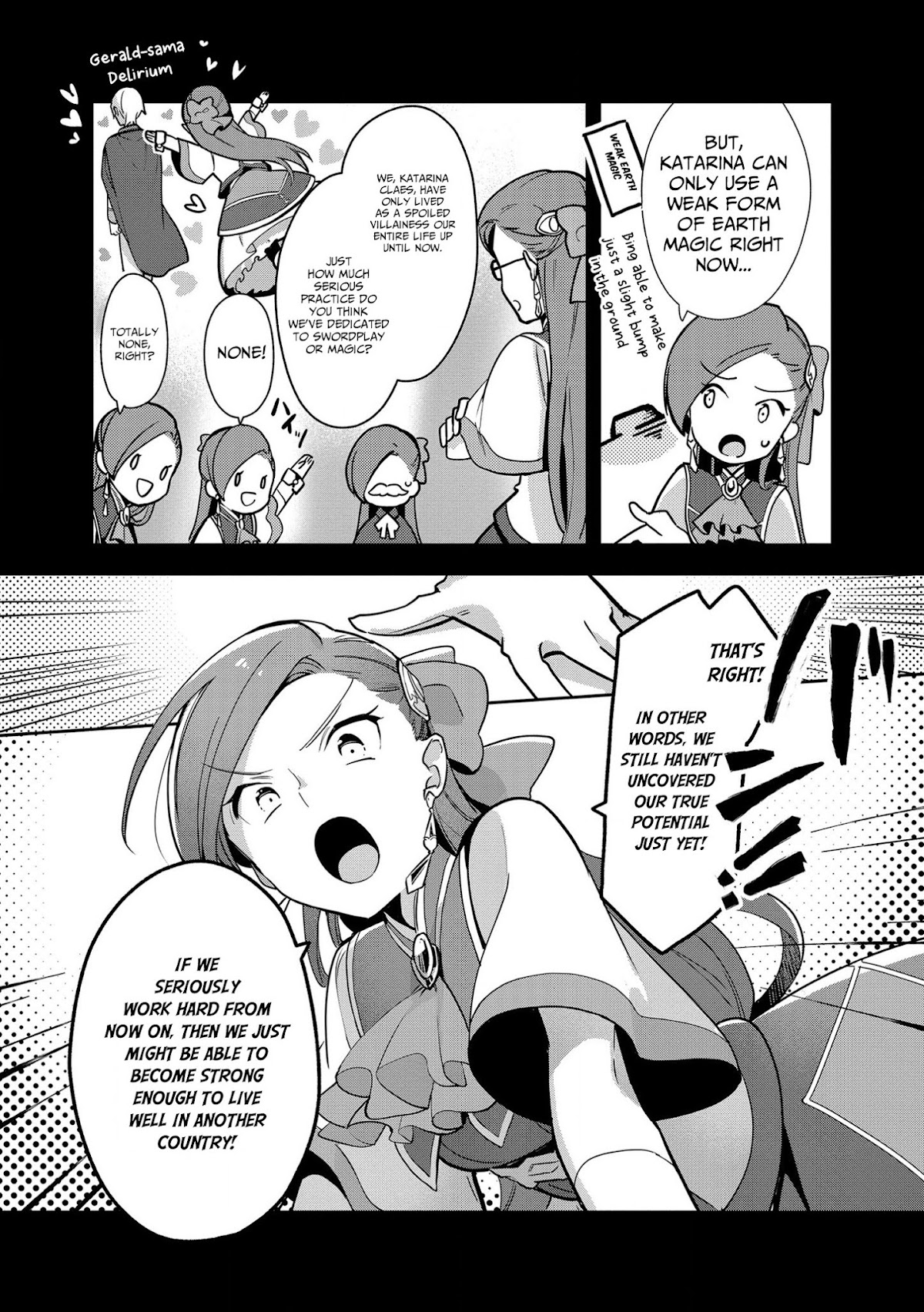I Reincarnated into an Otome Game as a Villainess With Only Destruction Flags... In a Dire Situation!? Verge of Destruction Arc Chapter 4 page 7 - Chapter 4: Training Magic