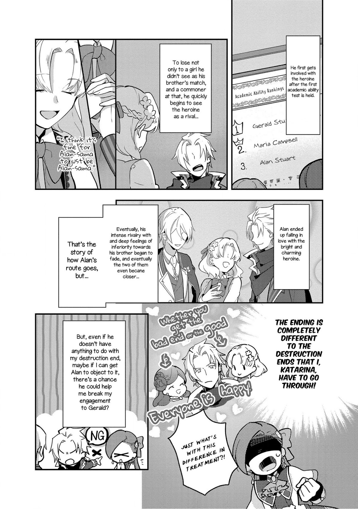 I Reincarnated into an Otome Game as a Villainess With Only Destruction Flags... In a Dire Situation!? Verge of Destruction Arc Chapter 5 page 13 - Chapter 5: Gerald's Weakness