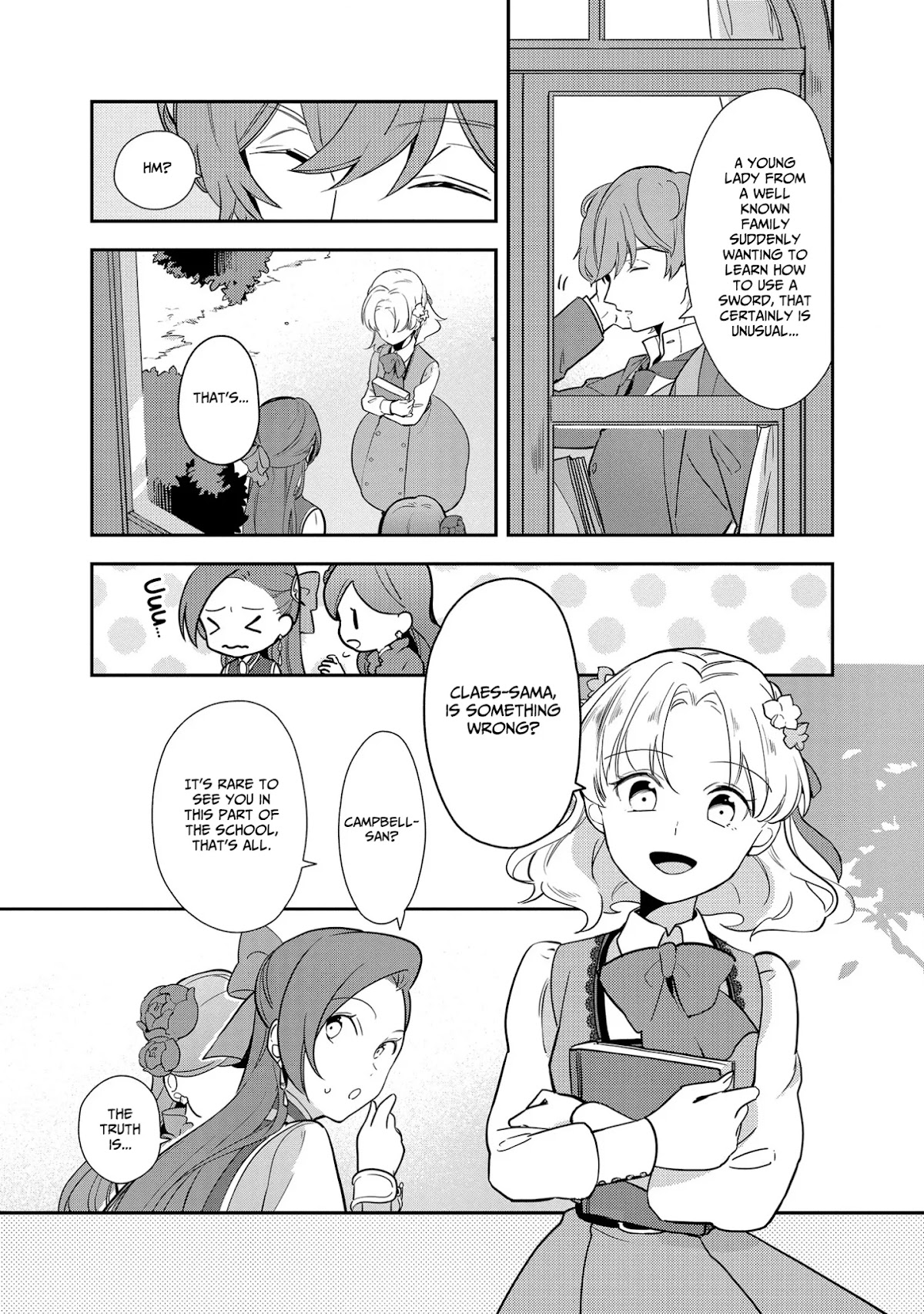 I Reincarnated into an Otome Game as a Villainess With Only Destruction Flags... In a Dire Situation!? Verge of Destruction Arc Chapter 7 page 19 - Chapter 7: Seeking a Sword Master