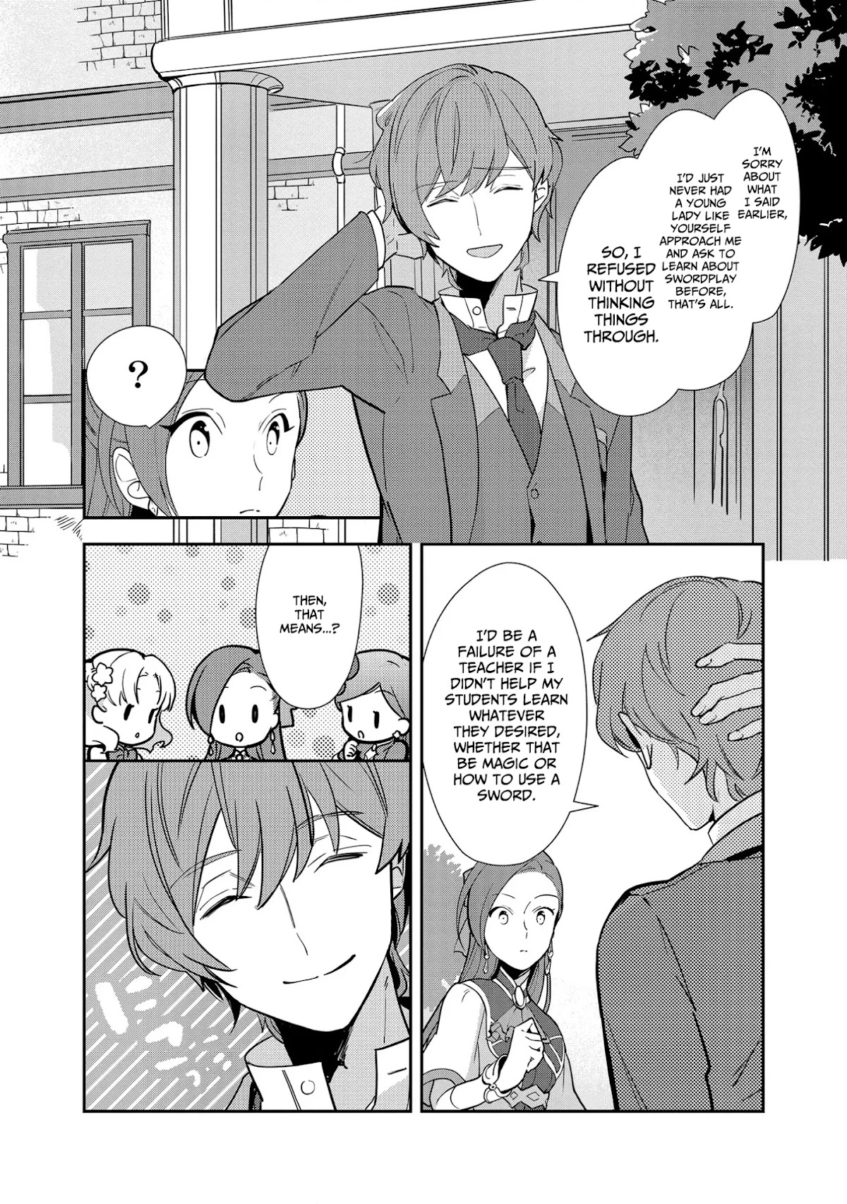 I Reincarnated into an Otome Game as a Villainess With Only Destruction Flags... In a Dire Situation!? Verge of Destruction Arc Chapter 7 page 22 - Chapter 7: Seeking a Sword Master