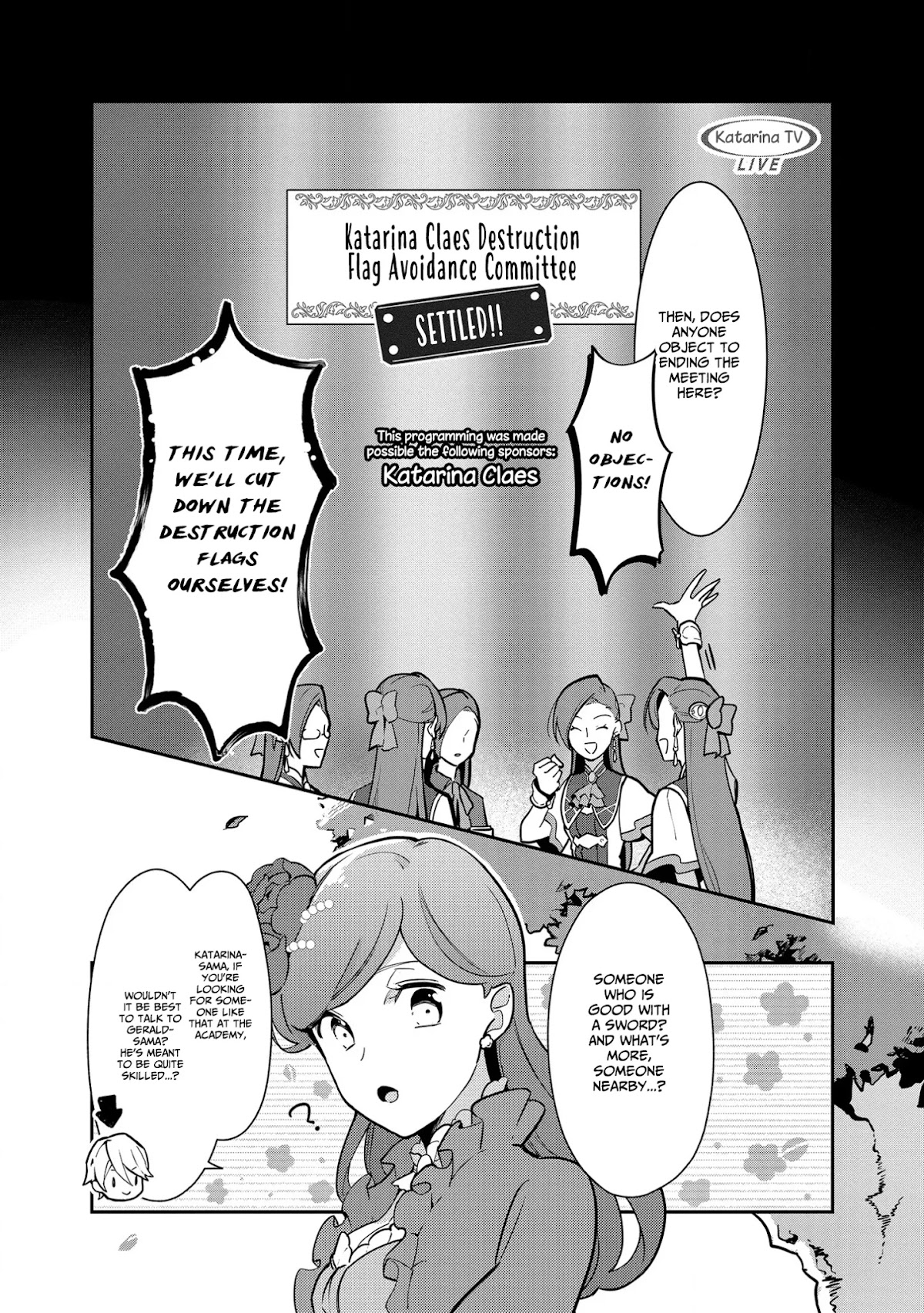 I Reincarnated into an Otome Game as a Villainess With Only Destruction Flags... In a Dire Situation!? Verge of Destruction Arc Chapter 7 page 8 - Chapter 7: Seeking a Sword Master