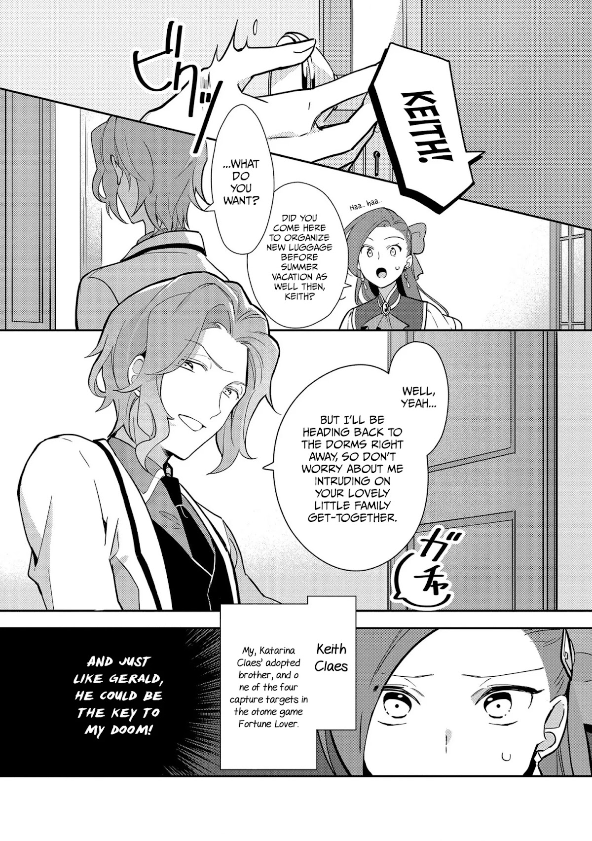 I Reincarnated into an Otome Game as a Villainess With Only Destruction Flags... In a Dire Situation!? Verge of Destruction Arc Chapter 8 page 12 - Chapter 8: A Closed Off Heart