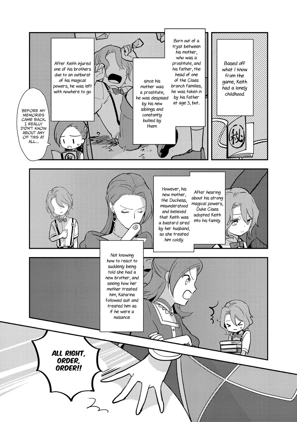 I Reincarnated into an Otome Game as a Villainess With Only Destruction Flags... In a Dire Situation!? Verge of Destruction Arc Chapter 8 page 13 - Chapter 8: A Closed Off Heart