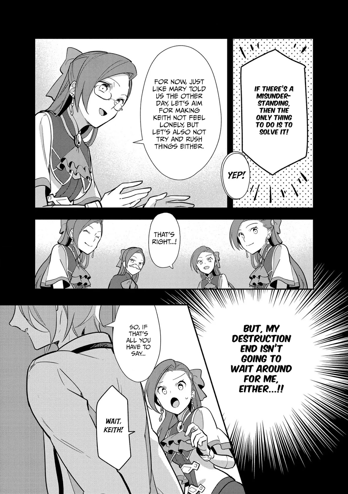 I Reincarnated into an Otome Game as a Villainess With Only Destruction Flags... In a Dire Situation!? Verge of Destruction Arc Chapter 8 page 17 - Chapter 8: A Closed Off Heart