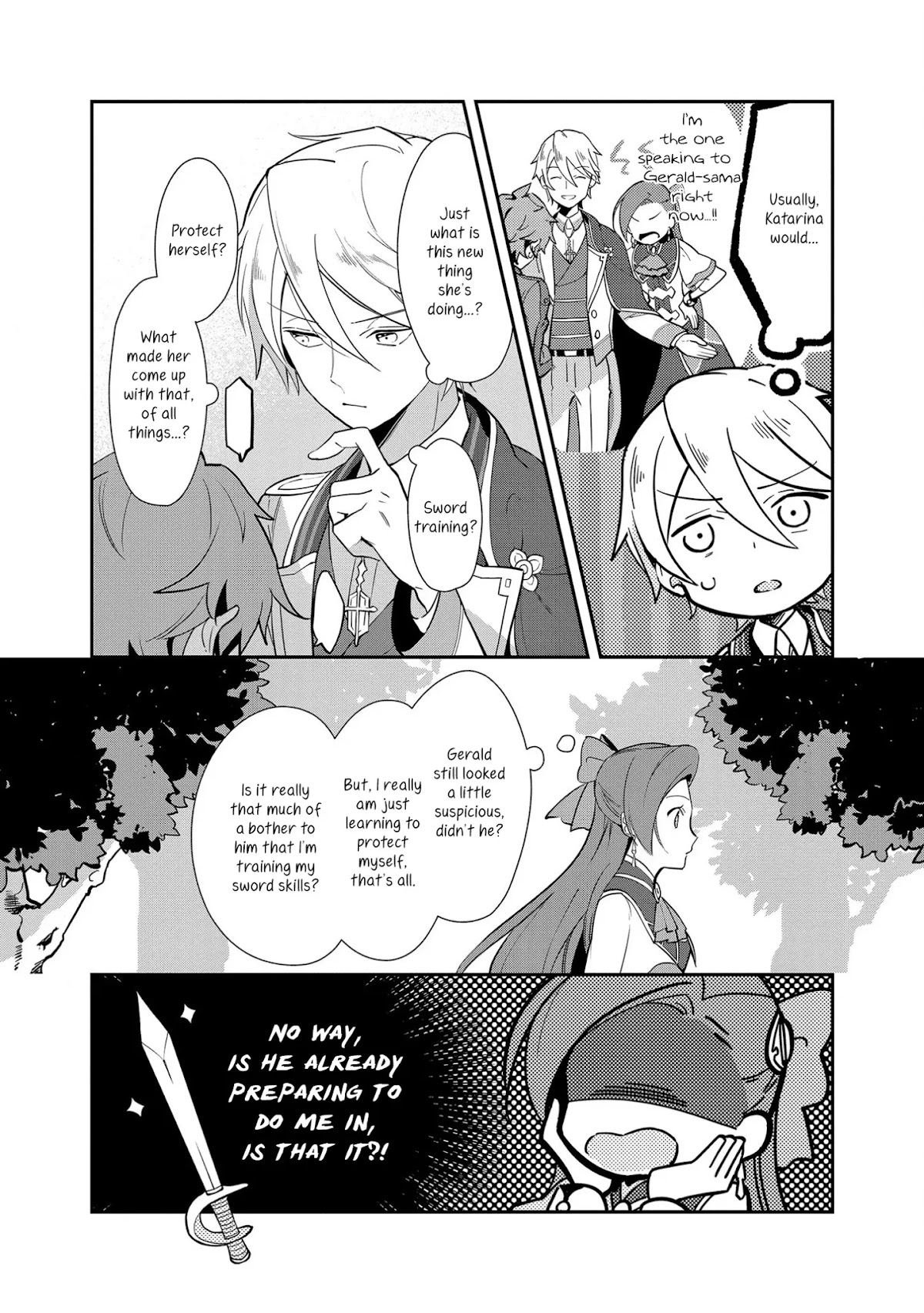 I Reincarnated into an Otome Game as a Villainess With Only Destruction Flags... In a Dire Situation!? Verge of Destruction Arc Chapter 8 page 8 - Chapter 8: A Closed Off Heart