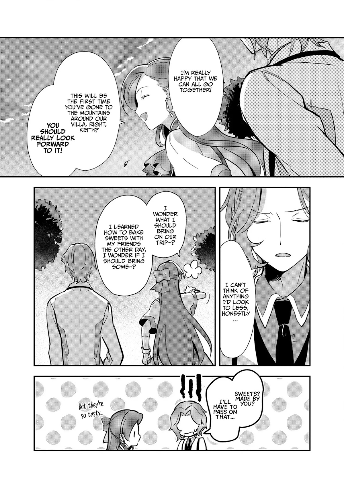 I Reincarnated into an Otome Game as a Villainess With Only Destruction Flags... In a Dire Situation!? Verge of Destruction Arc Chapter 9 page 21 - Chapter 9: The Shadow Approaching Keith