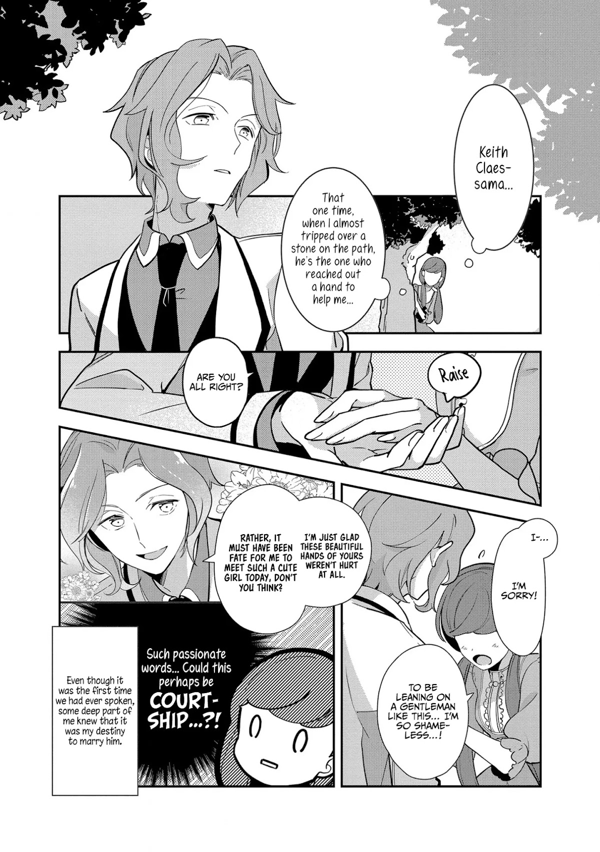 I Reincarnated into an Otome Game as a Villainess With Only Destruction Flags... In a Dire Situation!? Verge of Destruction Arc Chapter 9 page 3 - Chapter 9: The Shadow Approaching Keith