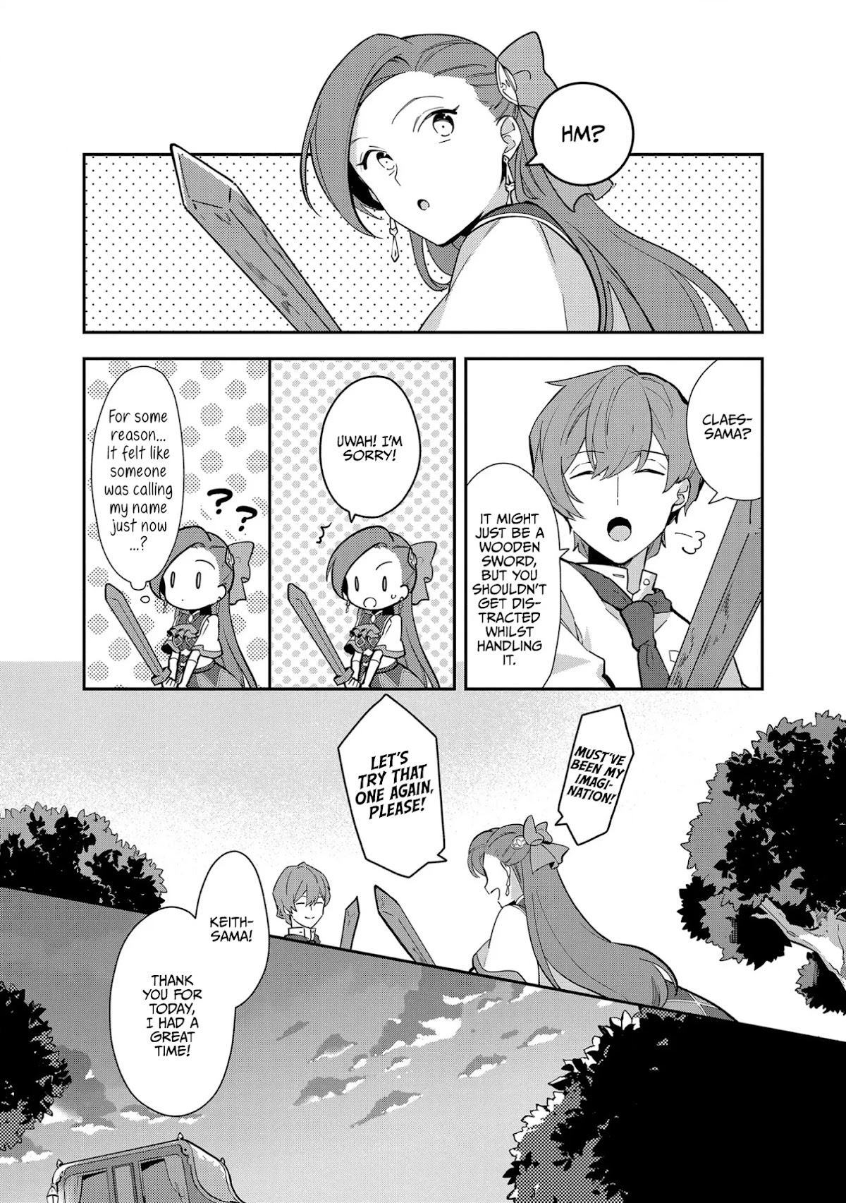 I Reincarnated into an Otome Game as a Villainess With Only Destruction Flags... In a Dire Situation!? Verge of Destruction Arc Chapter 9 page 7 - Chapter 9: The Shadow Approaching Keith