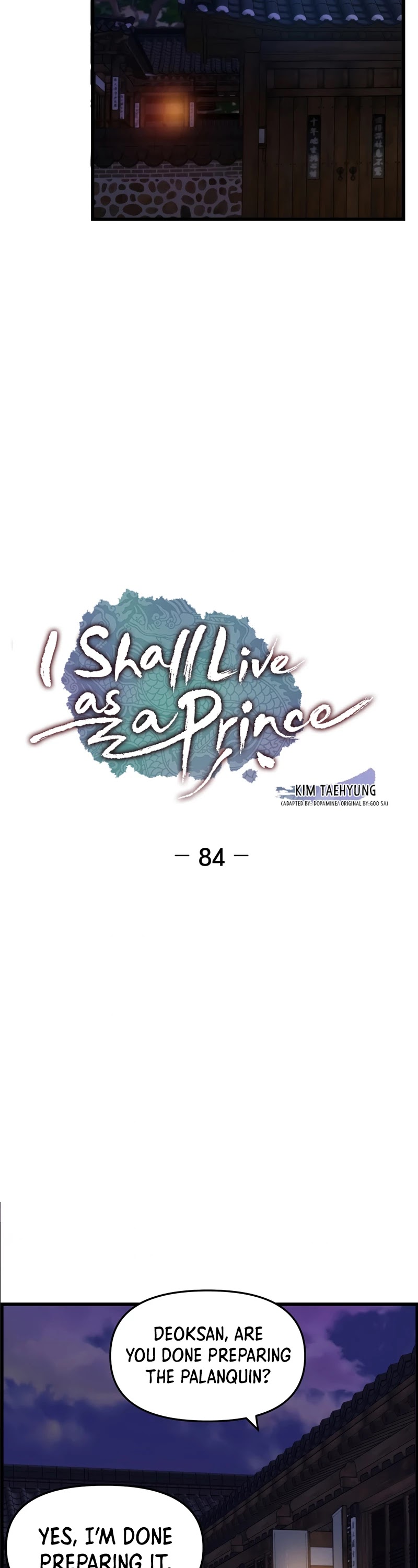 I Shall Live as a Prince Chapter 84 page 3 - Chapter 84