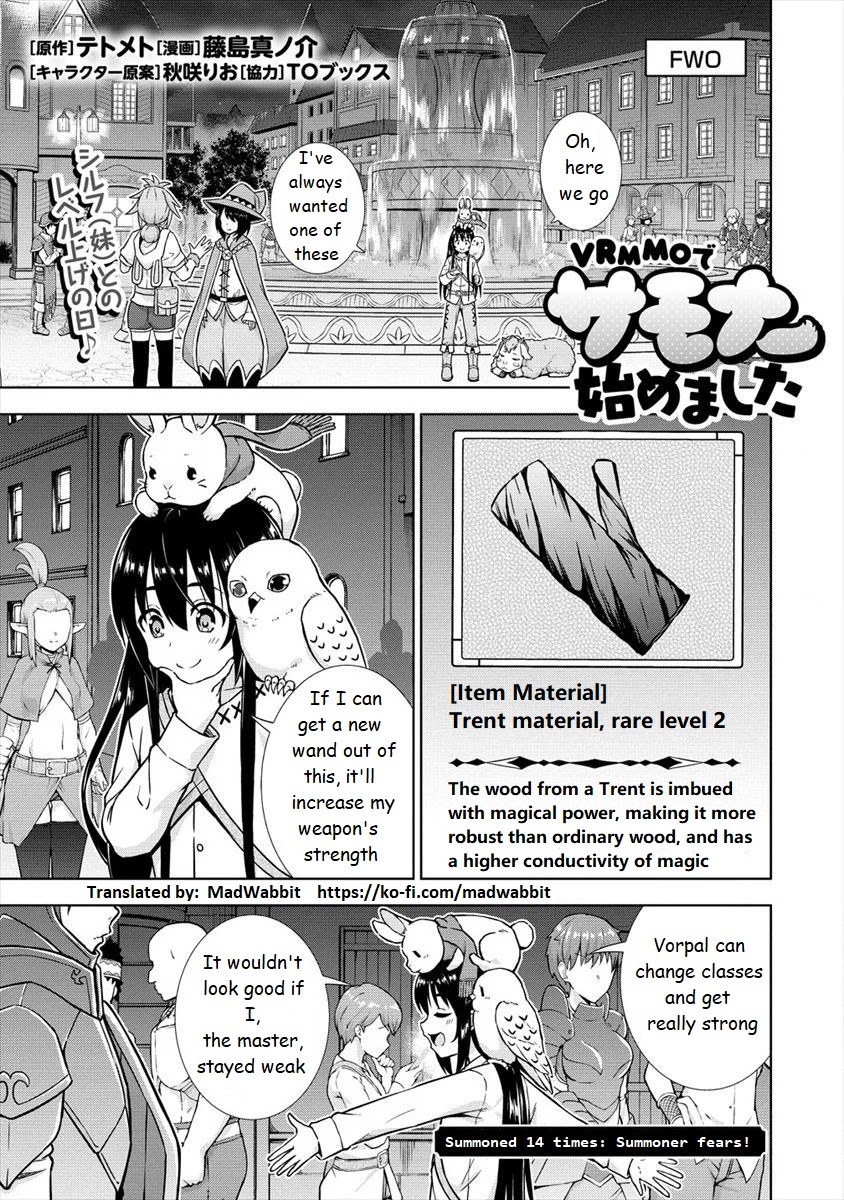 I Started As Summoner In VRMMO Chapter 14 page 1 - Chapter 14
