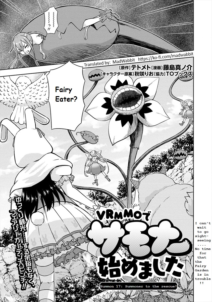 I Started As Summoner In VRMMO Chapter 17 page 1 - Chapter 17