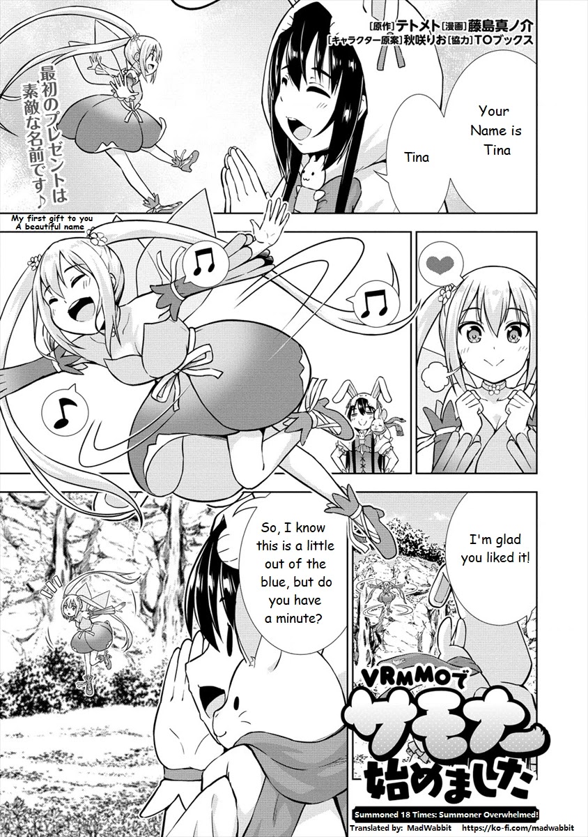 I Started As Summoner In VRMMO Chapter 18 page 1 - Chapter 18