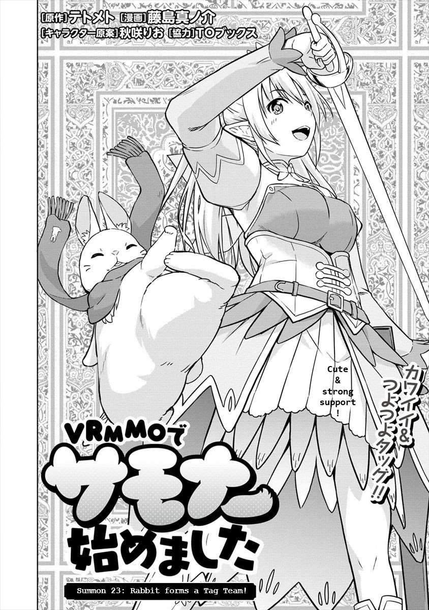 I Started As Summoner In VRMMO Chapter 23 page 2 - Chapter 23: Rabbit forms a Tag Team!