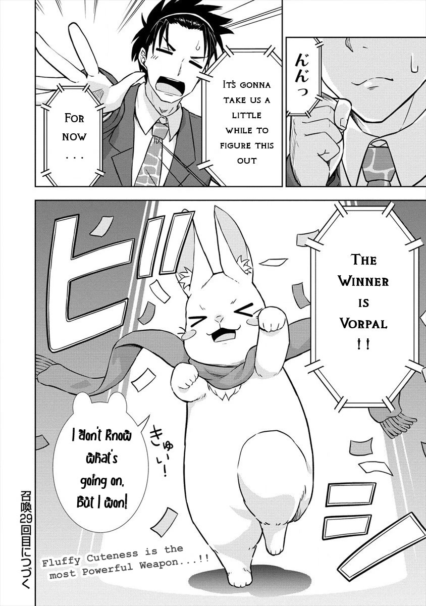 I Started As Summoner In VRMMO Chapter 28 page 25 - Chapter 28: Rabbit, it's versus the Maid!