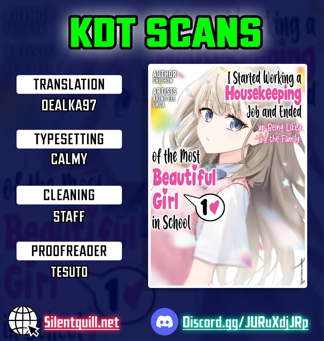 I Started Working a Housekeeping Job and Ended up Being Liked by the Family of the Most Beautiful Girl in School Chapter 10 page 1 - Chapter 10