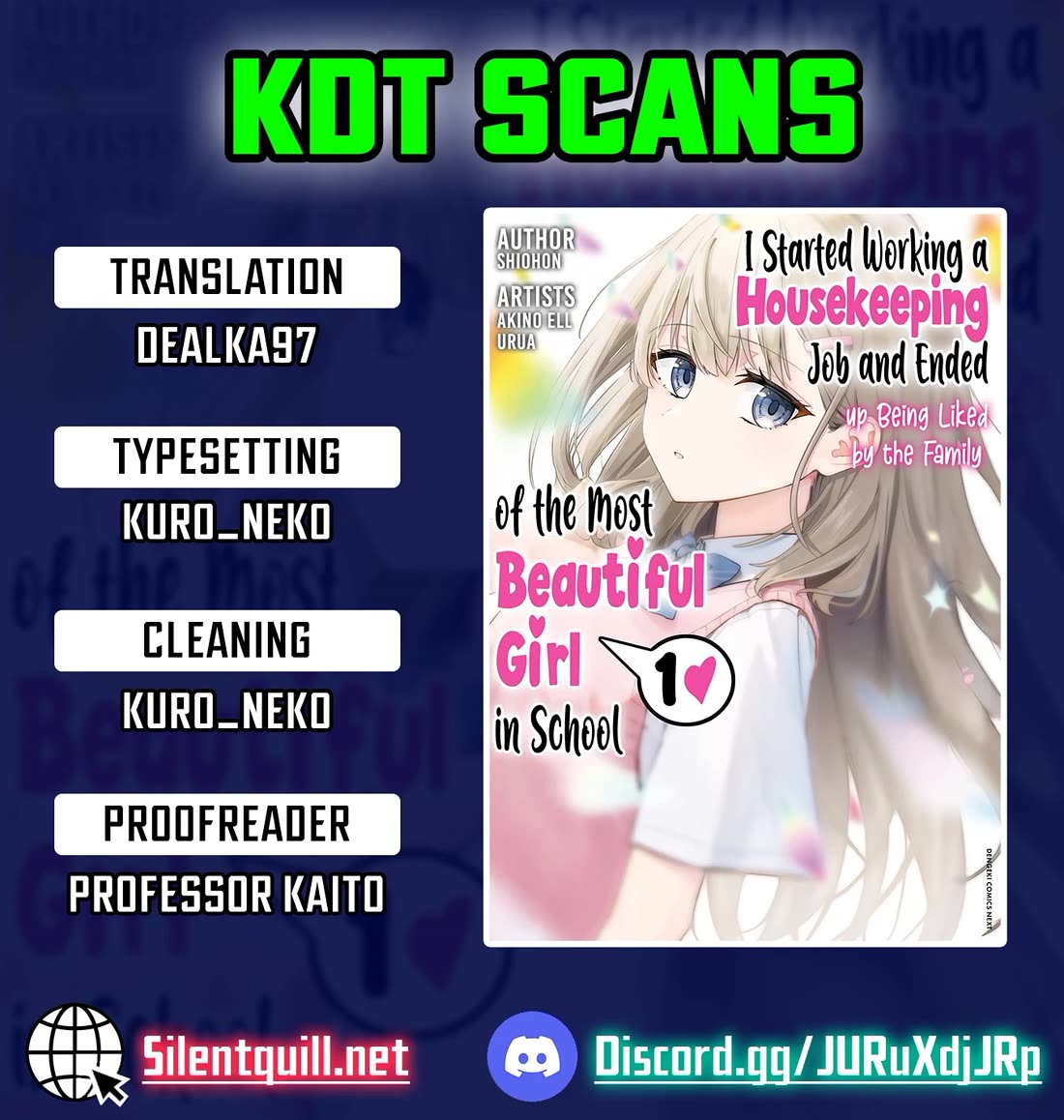 I Started Working a Housekeeping Job and Ended up Being Liked by the Family of the Most Beautiful Girl in School Chapter 11 page 1 - Chapter 11