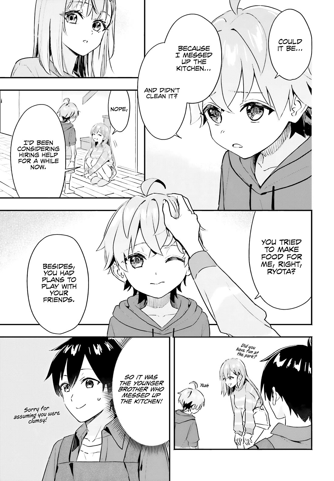 I Started Working a Housekeeping Job and Ended up Being Liked by the Family of the Most Beautiful Girl in School Chapter 2 page 10 - Chapter 2