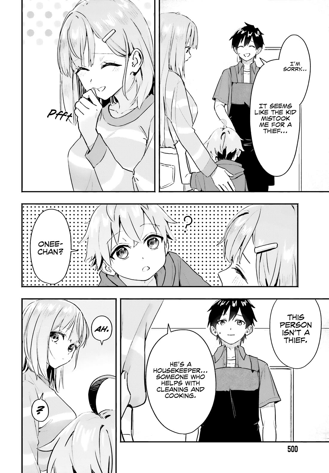 I Started Working a Housekeeping Job and Ended up Being Liked by the Family of the Most Beautiful Girl in School Chapter 2 page 9 - Chapter 2