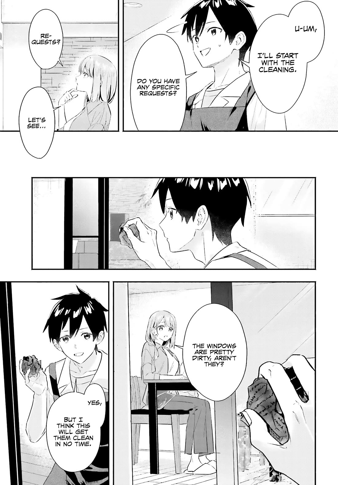 I Started Working a Housekeeping Job and Ended up Being Liked by the Family of the Most Beautiful Girl in School Chapter 4 page 12 - Chapter 4
