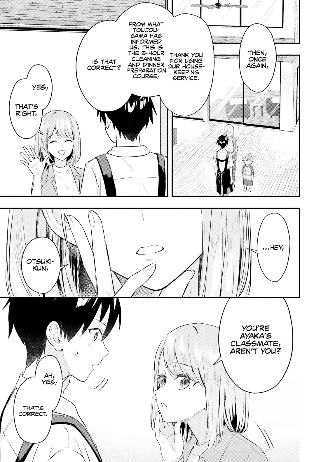 I Started Working a Housekeeping Job and Ended up Being Liked by the Family of the Most Beautiful Girl in School Chapter 4 page 6 - Chapter 4