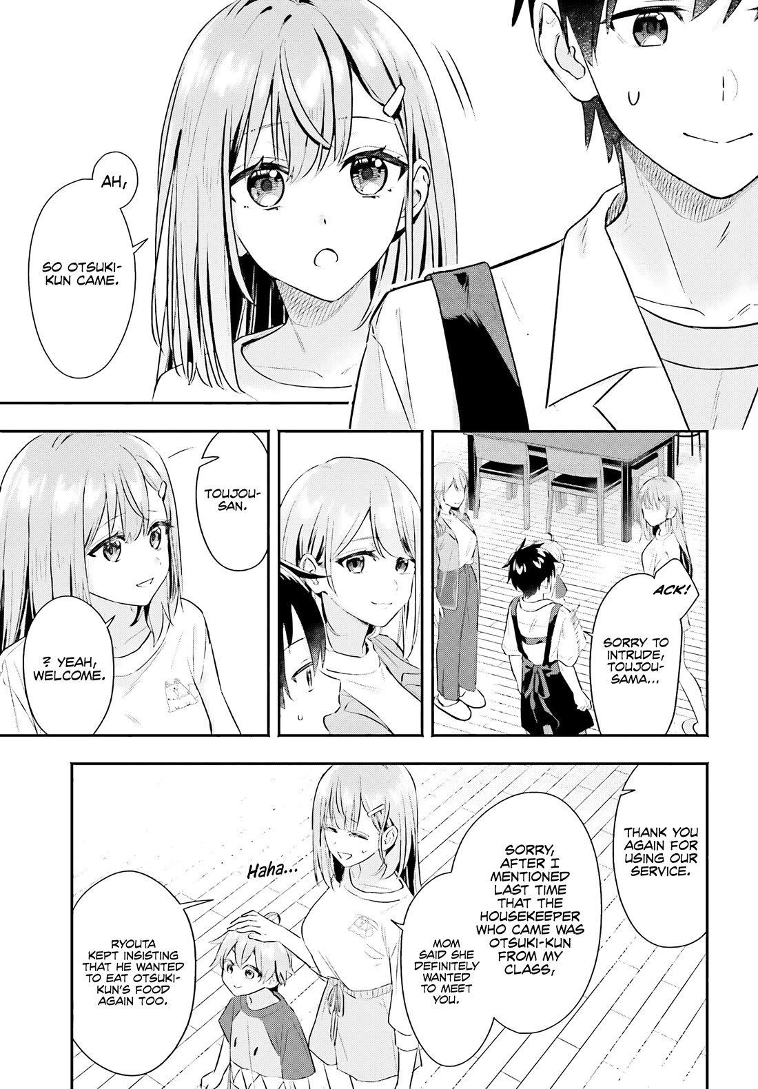 I Started Working a Housekeeping Job and Ended up Being Liked by the Family of the Most Beautiful Girl in School Chapter 4 page 8 - Chapter 4