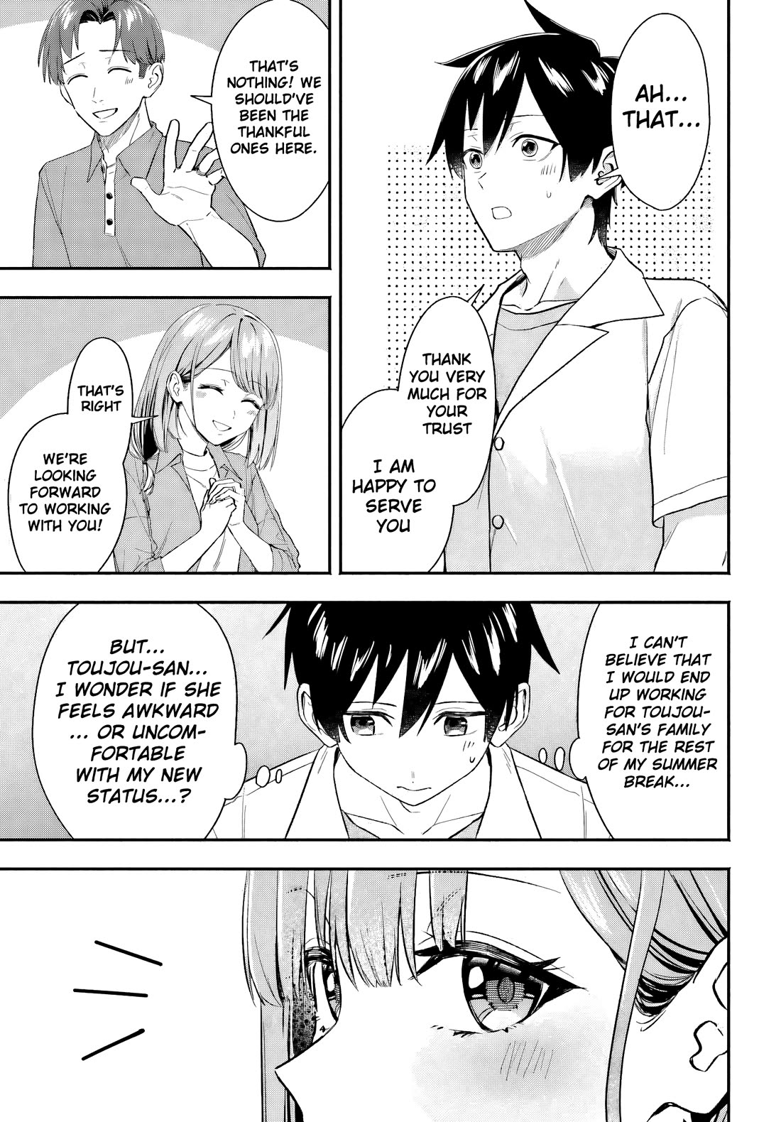 I Started Working a Housekeeping Job and Ended up Being Liked by the Family of the Most Beautiful Girl in School Chapter 5 page 32 - Chapter 5