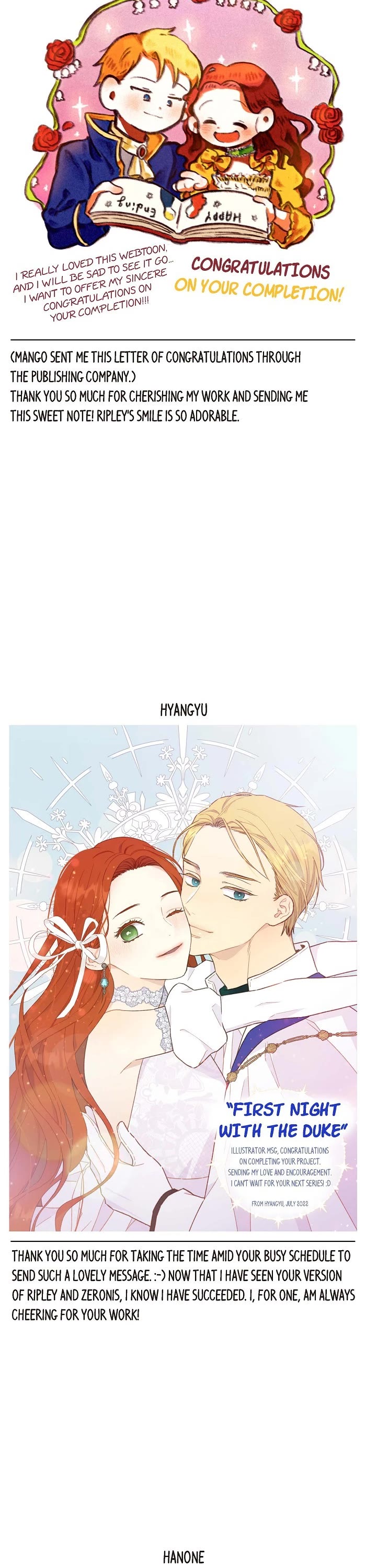 I Stole the Male Lead's First Night Chapter 103 page 12 - Chapter 103: Episode 103 - Afterword [END]