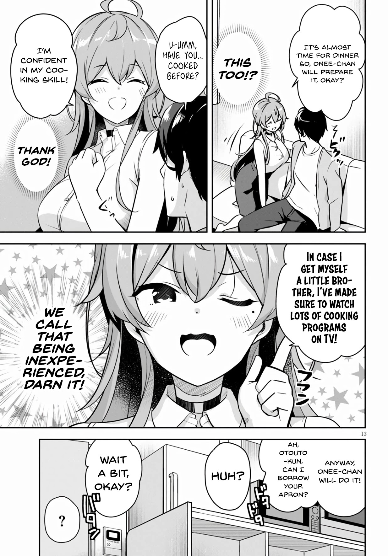 I Suddenly Have an "Older" Sister! Chapter 2 page 14 - Chapter 2: Suddenly We Started Living Together