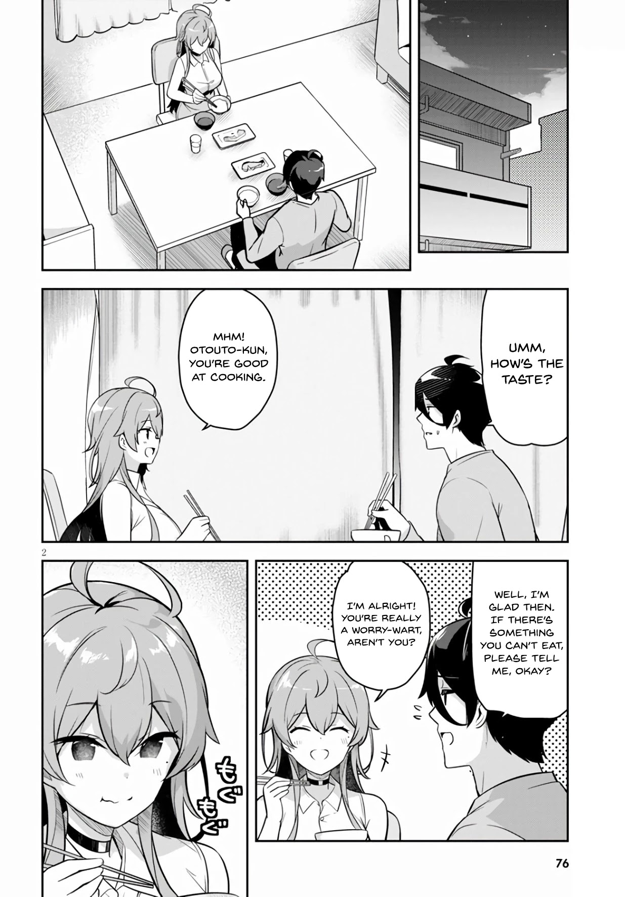 I Suddenly Have an "Older" Sister! Chapter 2 page 3 - Chapter 2: Suddenly We Started Living Together