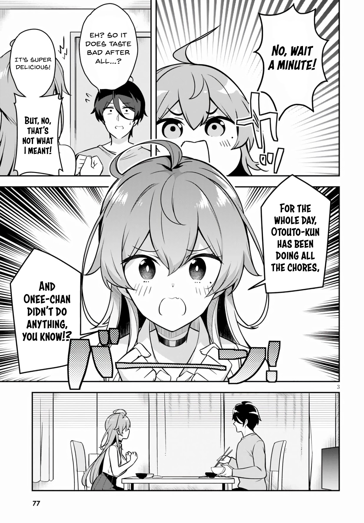 I Suddenly Have an "Older" Sister! Chapter 2 page 4 - Chapter 2: Suddenly We Started Living Together