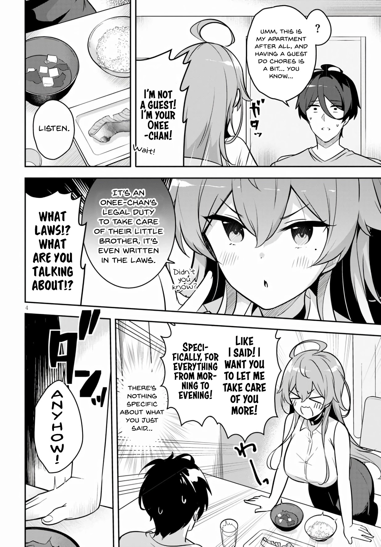 I Suddenly Have an "Older" Sister! Chapter 2 page 5 - Chapter 2: Suddenly We Started Living Together