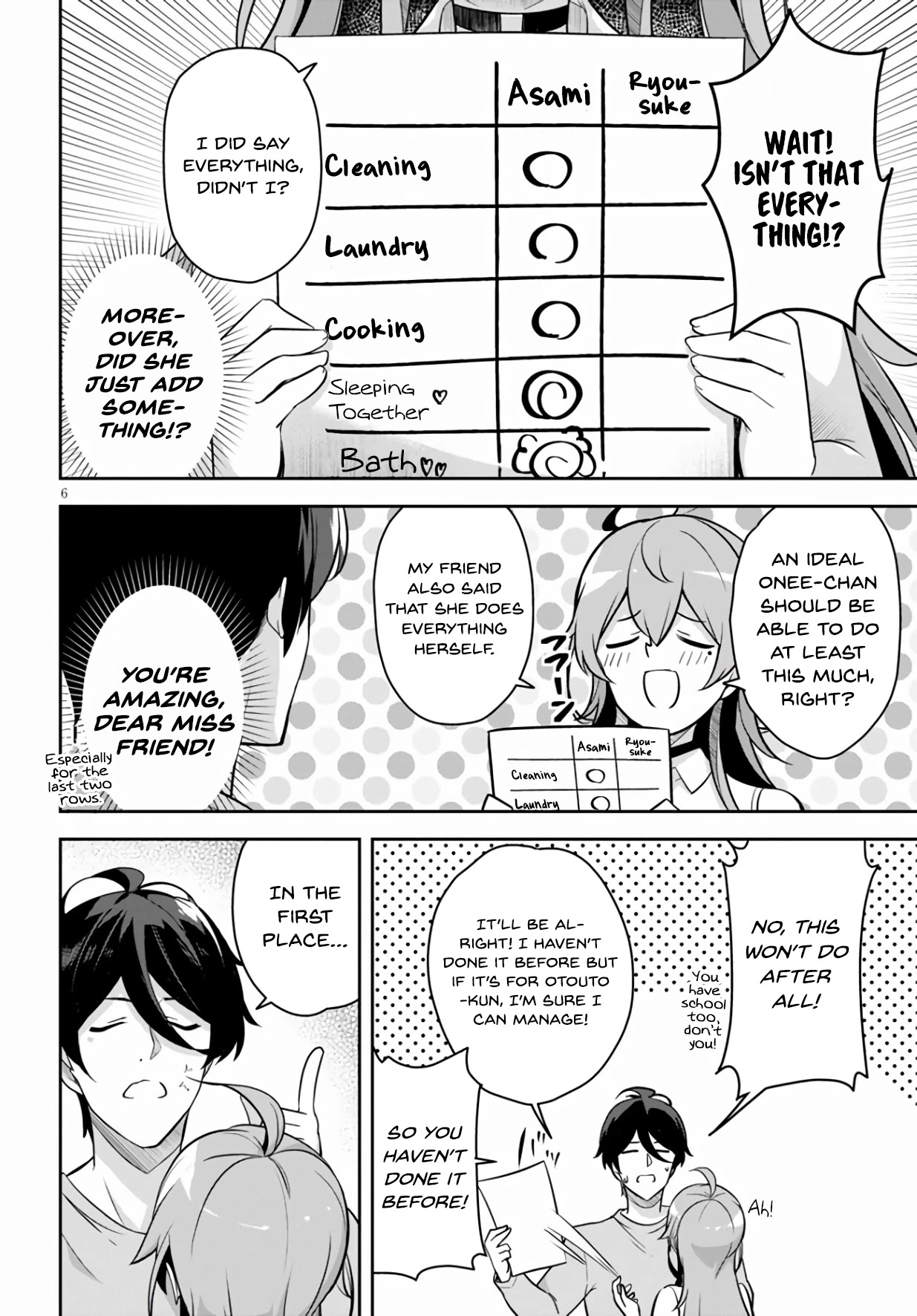 I Suddenly Have an "Older" Sister! Chapter 2 page 7 - Chapter 2: Suddenly We Started Living Together
