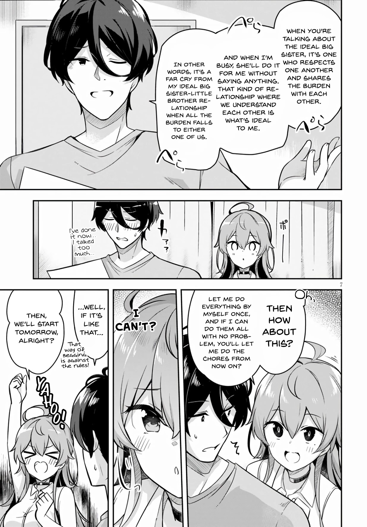 I Suddenly Have an "Older" Sister! Chapter 2 page 8 - Chapter 2: Suddenly We Started Living Together