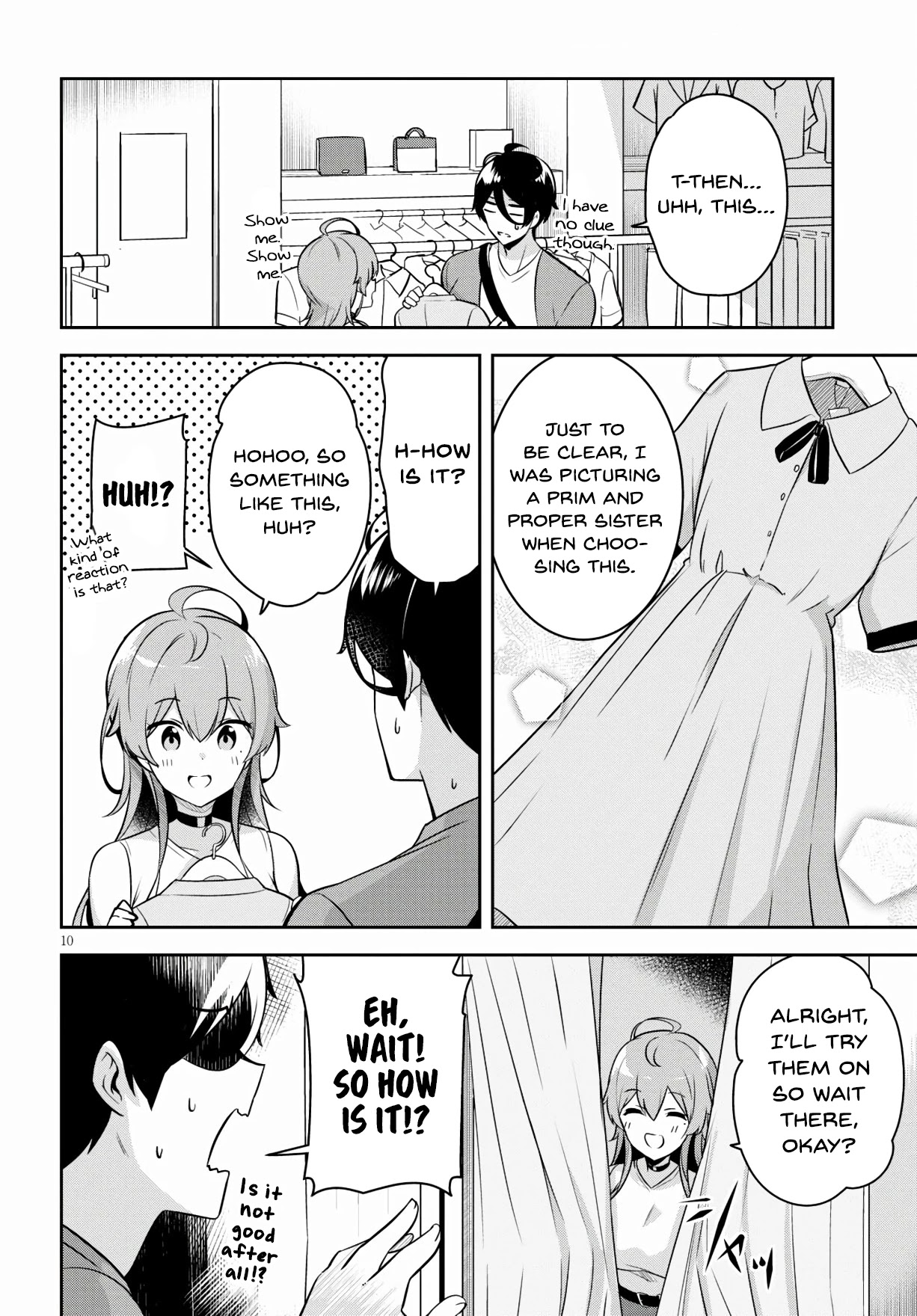 I Suddenly Have an "Older" Sister! Chapter 3 page 11 - Chapter 3: Suddenly We Went on a Shopping Date Together