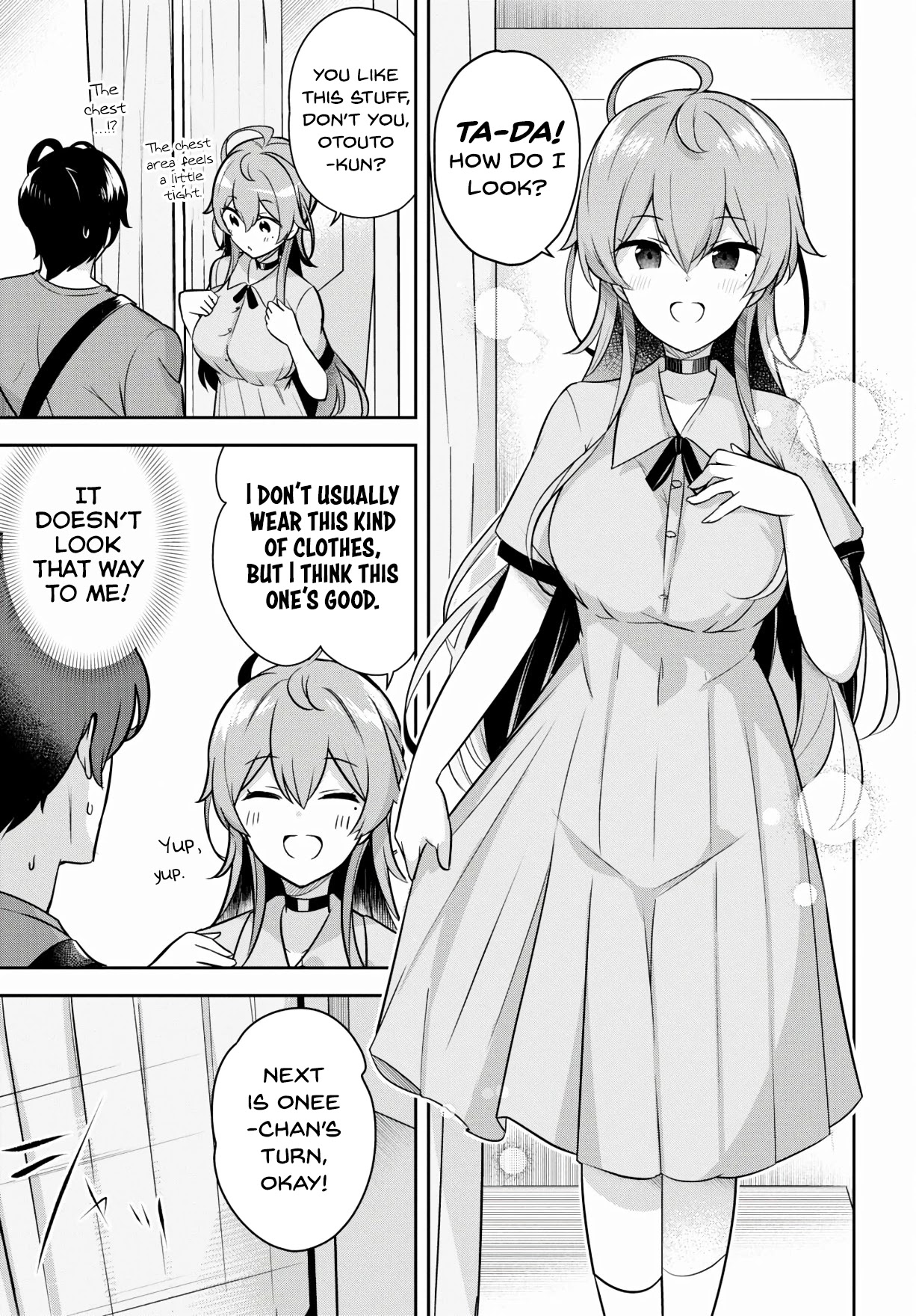I Suddenly Have an "Older" Sister! Chapter 3 page 12 - Chapter 3: Suddenly We Went on a Shopping Date Together