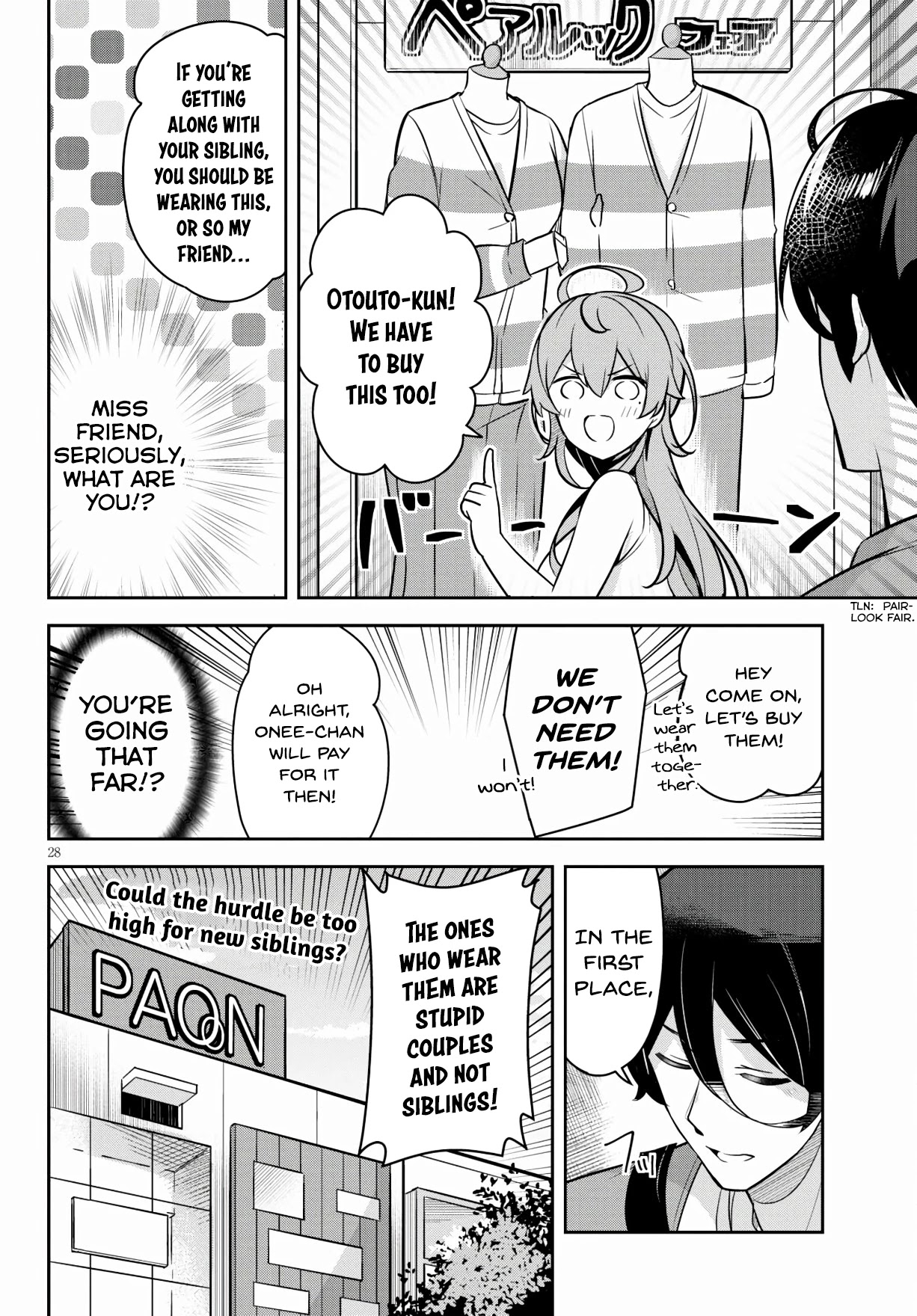I Suddenly Have an "Older" Sister! Chapter 3 page 29 - Chapter 3: Suddenly We Went on a Shopping Date Together
