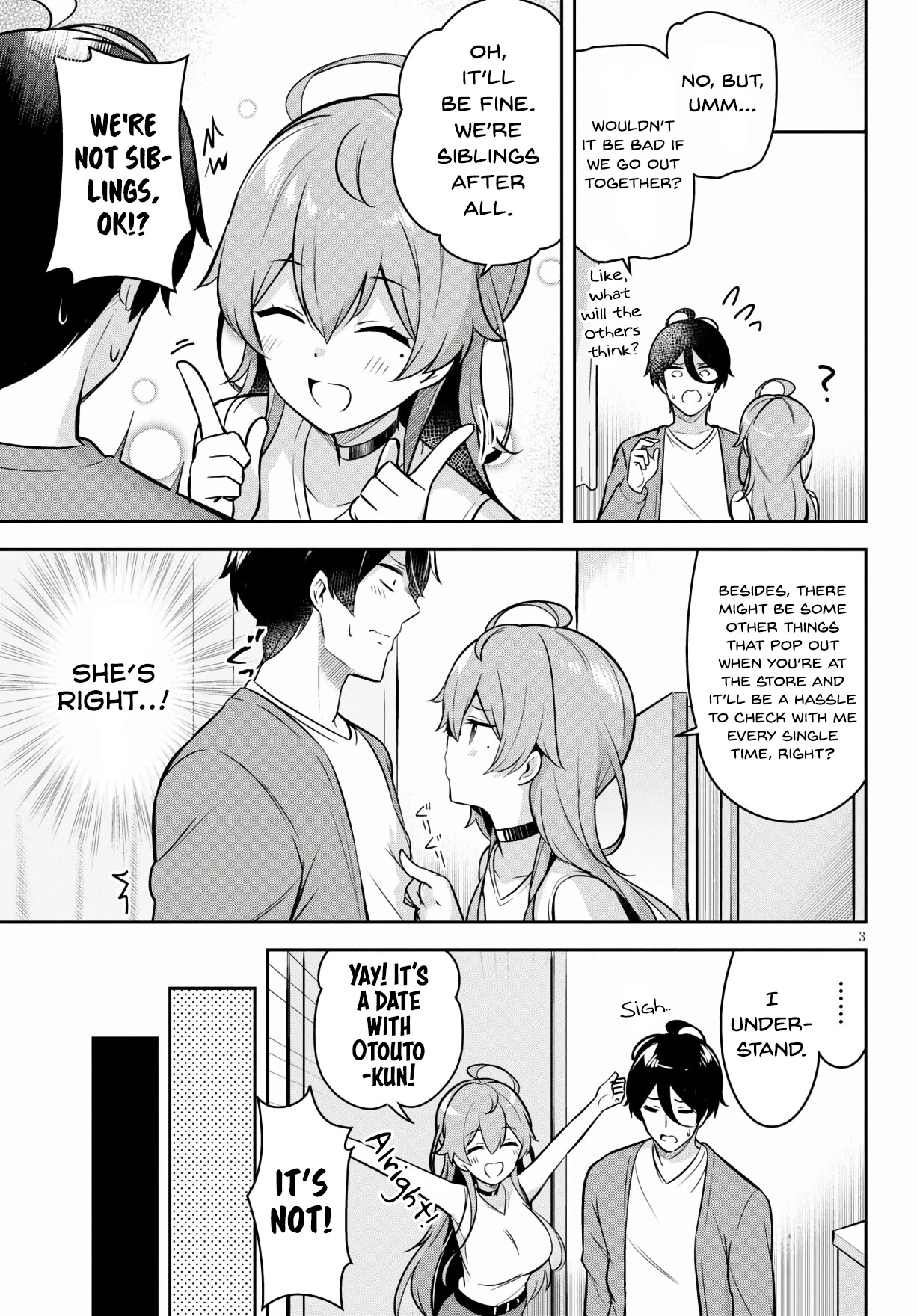 I Suddenly Have an "Older" Sister! Chapter 3 page 4 - Chapter 3: Suddenly We Went on a Shopping Date Together