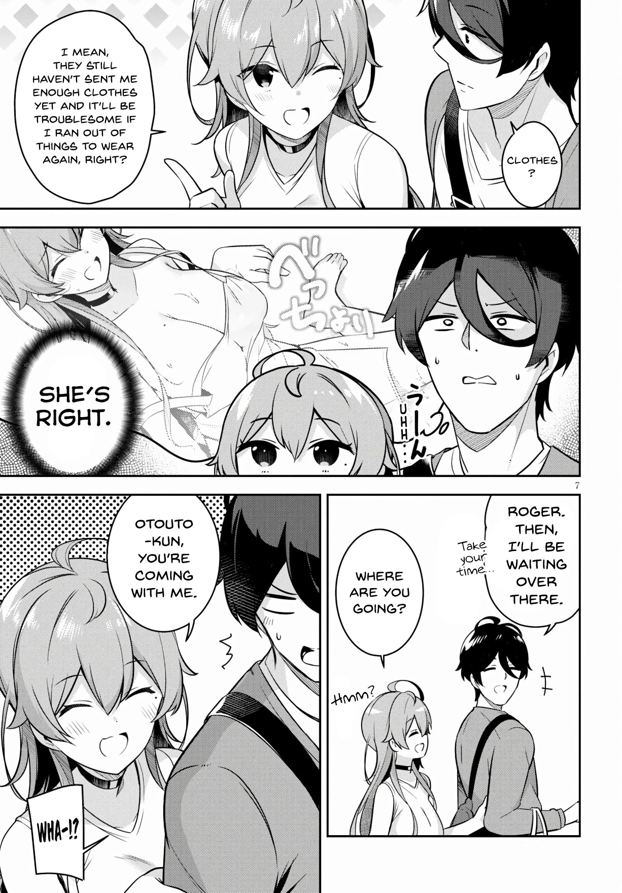 I Suddenly Have an "Older" Sister! Chapter 3 page 8 - Chapter 3: Suddenly We Went on a Shopping Date Together