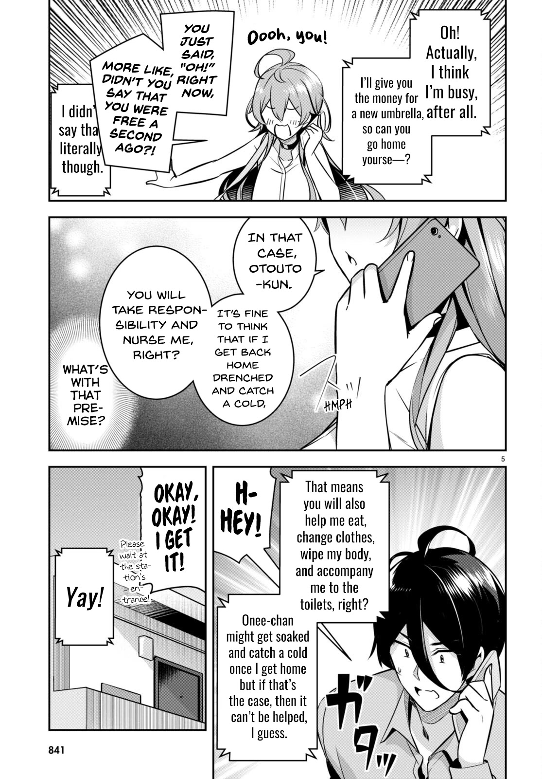 I Suddenly Have an "Older" Sister! Chapter 9 page 6 - Chapter 9: Suddenly I Got Called and Told to Pick Her Up