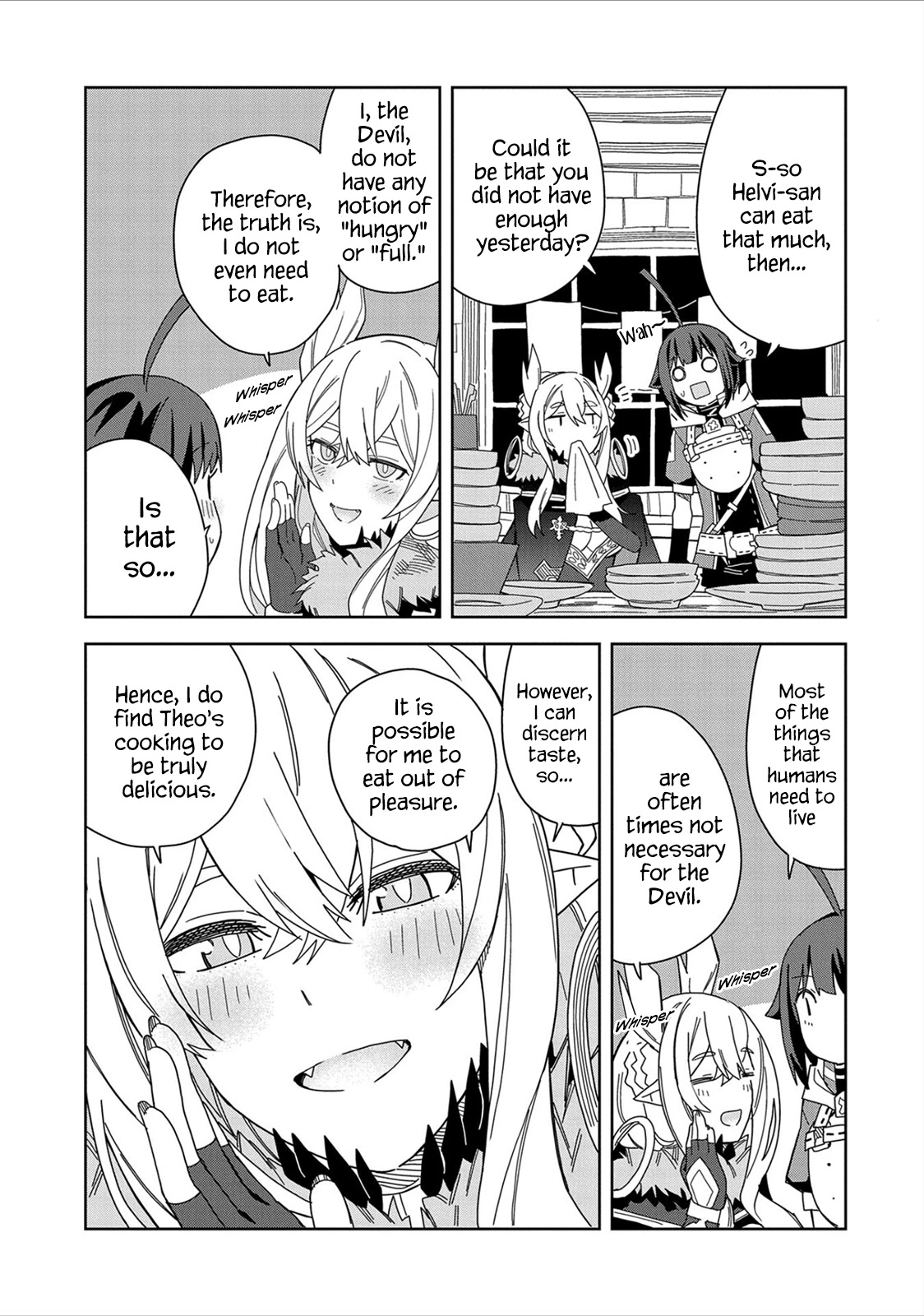 I Summoned the Devil to Grant Me a Wish, but I Married Her Instead Since She Was Adorable ~My New Devil Wife~ Chapter 16 page 11 - Chapter 16: A Sudden Eating Contest!?