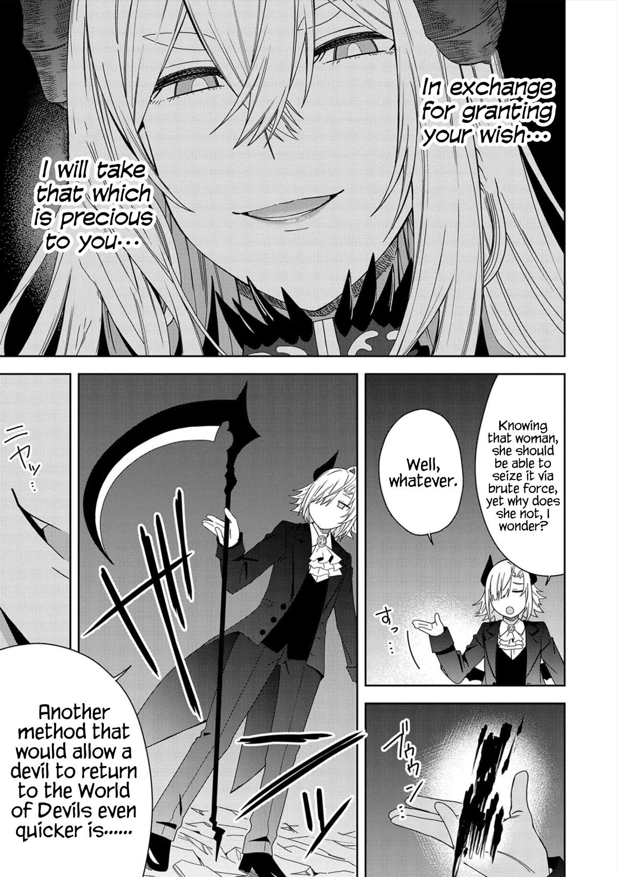 I Summoned the Devil to Grant Me a Wish, but I Married Her Instead Since She Was Adorable ~My New Devil Wife~ Chapter 28 page 9 - Chapter 28: Don't Think You Can Escape