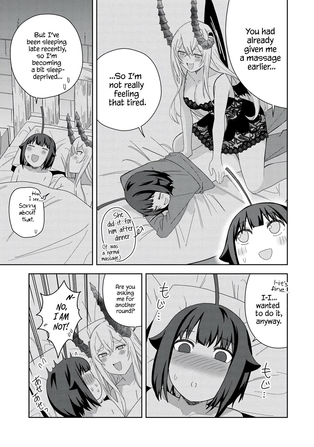 I Summoned the Devil to Grant Me a Wish, but I Married Her Instead Since She Was Adorable ~My New Devil Wife~ Chapter 34 page 23 - Chapter 34: I Want To Stay Like This Forever