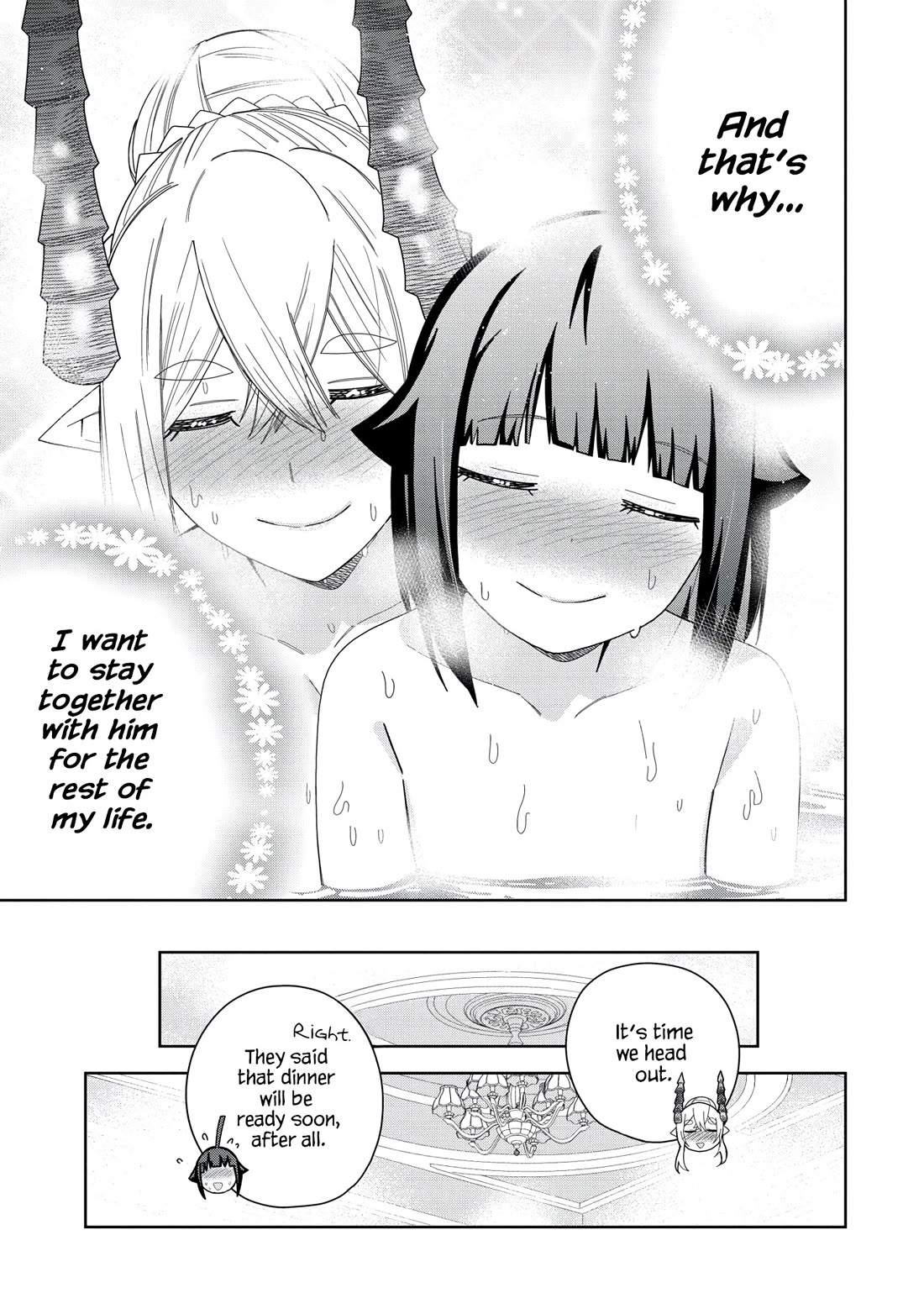 I Summoned the Devil to Grant Me a Wish, but I Married Her Instead Since She Was Adorable ~My New Devil Wife~ Chapter 39 page 7 - Chapter 39: I Want to Stay with You for the Rest of my Life