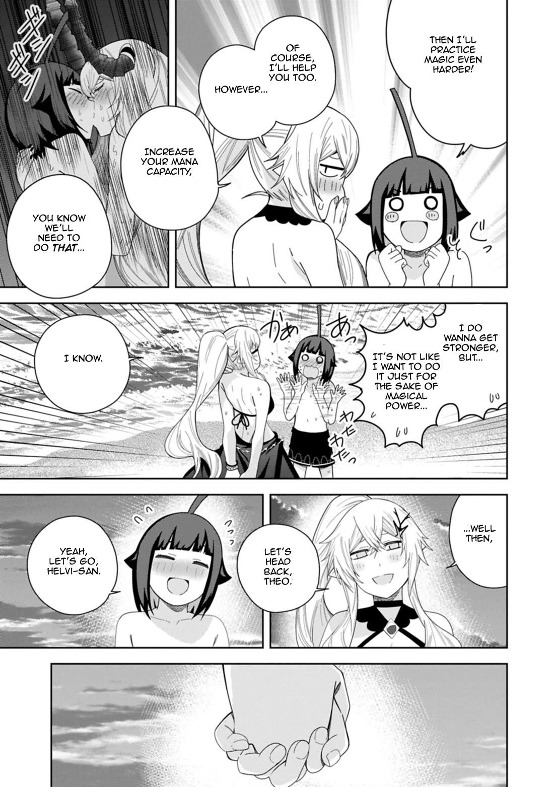 I Summoned the Devil to Grant Me a Wish, but I Married Her Instead Since She Was Adorable ~My New Devil Wife~ Chapter 52 page 34 - Chapter 52: I Want to Make your Heart Skip a Beat