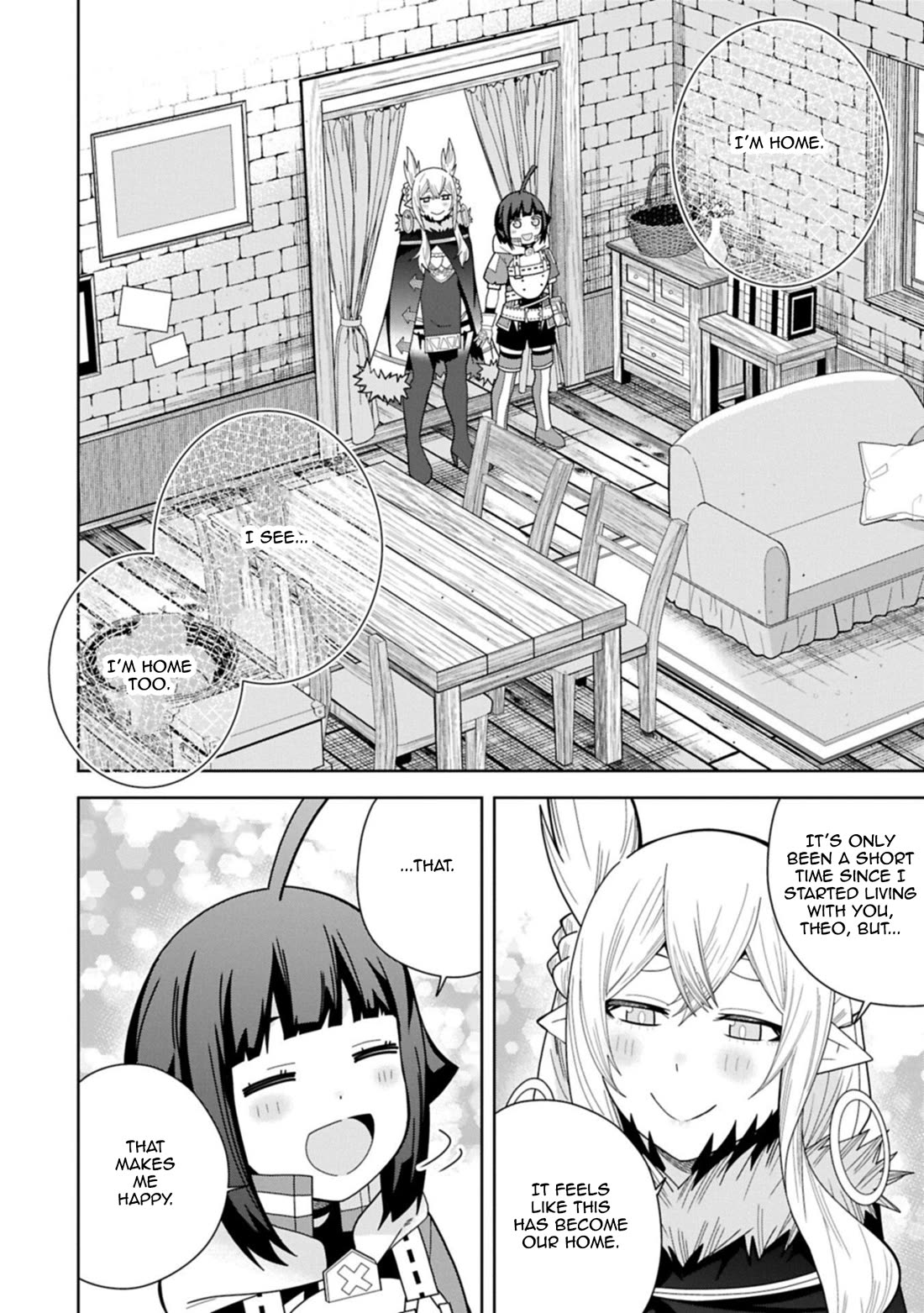 I Summoned the Devil to Grant Me a Wish, but I Married Her Instead Since She Was Adorable ~My New Devil Wife~ Chapter 55 page 10 - Chapter 55: We're Home