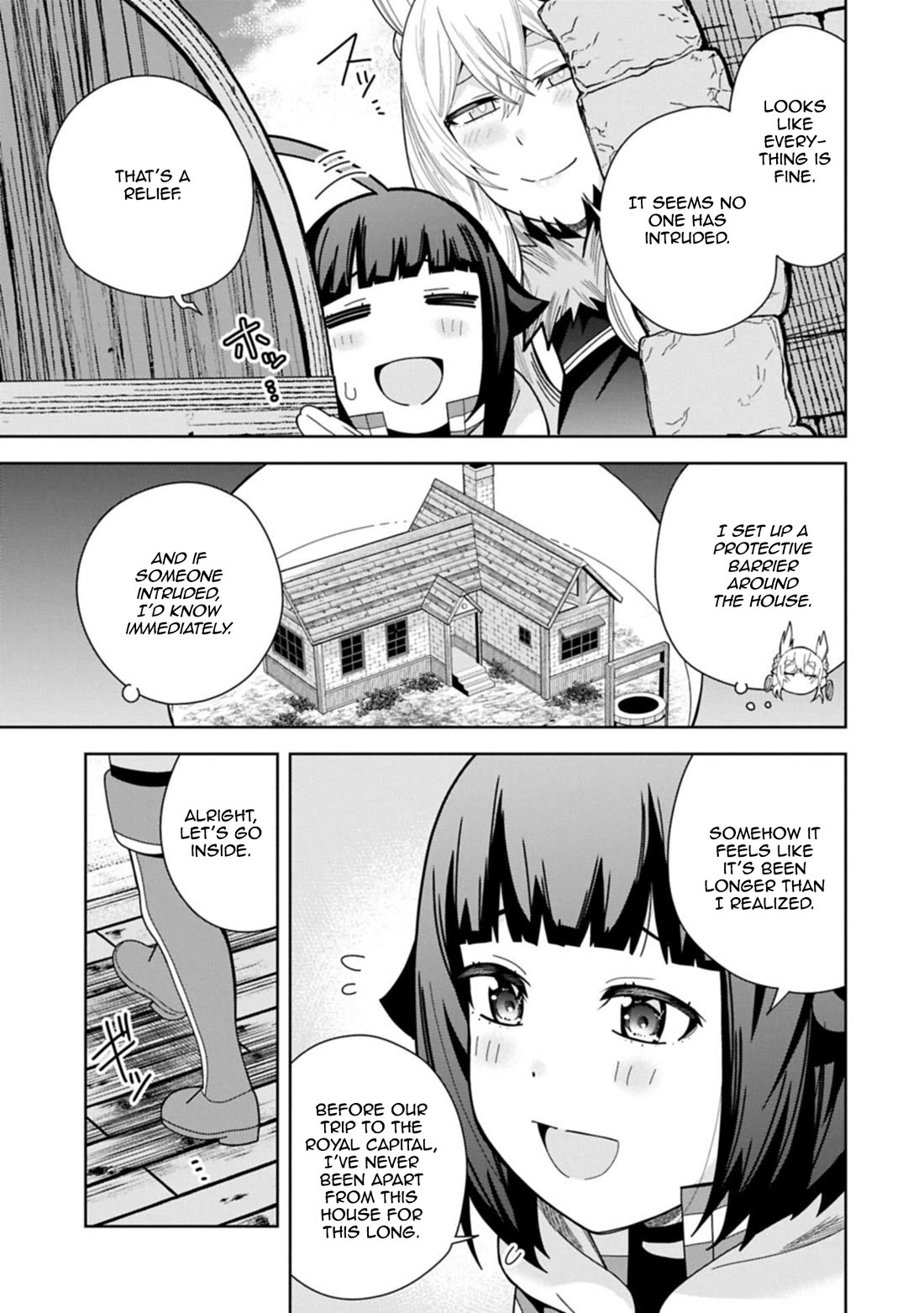 I Summoned the Devil to Grant Me a Wish, but I Married Her Instead Since She Was Adorable ~My New Devil Wife~ Chapter 55 page 9 - Chapter 55: We're Home