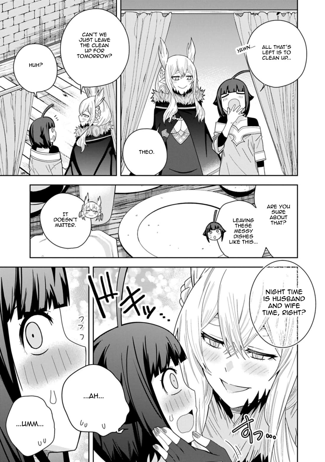I Summoned the Devil to Grant Me a Wish, but I Married Her Instead Since She Was Adorable ~My New Devil Wife~ Chapter 56 page 13 - Chapter 56: We're Home
